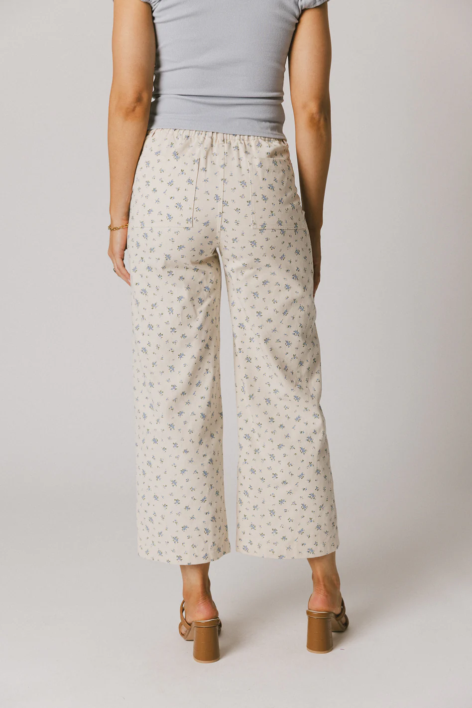 Megan Wide Leg Floral Pants - FINAL SALE - Image 2