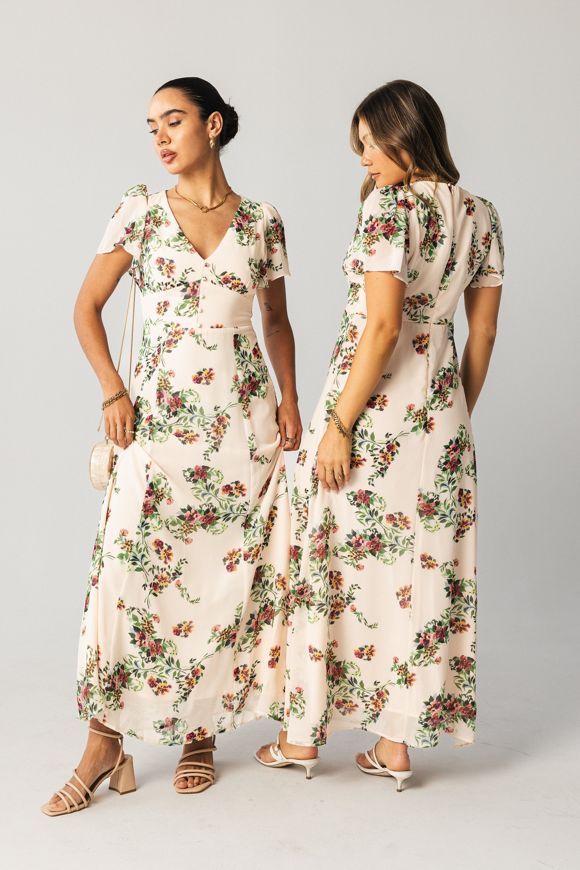 Melissa Floral Maxi Dress - FINAL SALE - Image 6