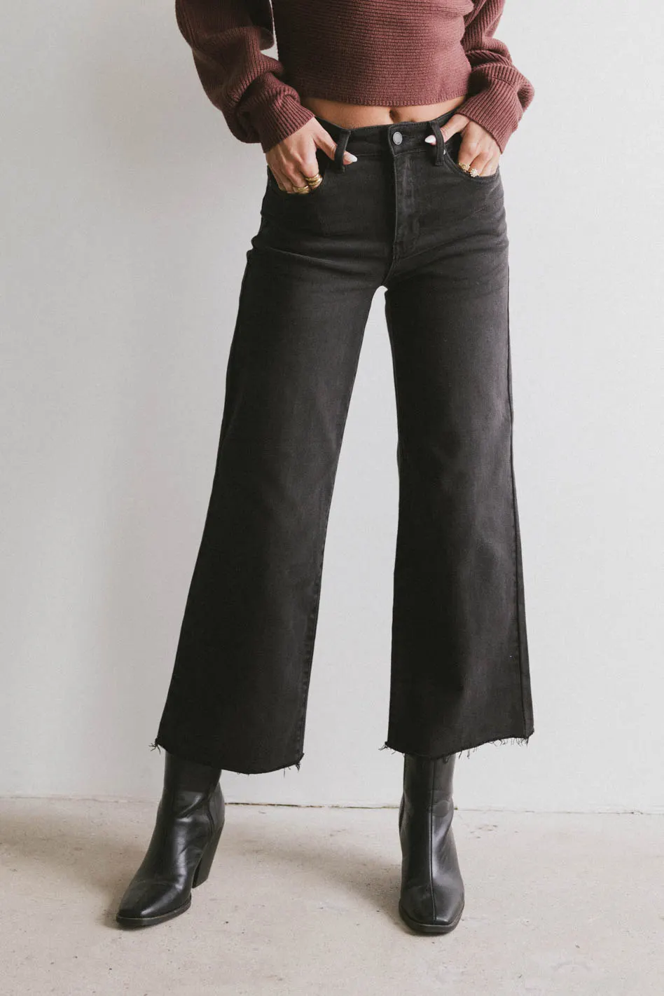 Michaela Wide Leg Jeans - FINAL SALE - Image 2