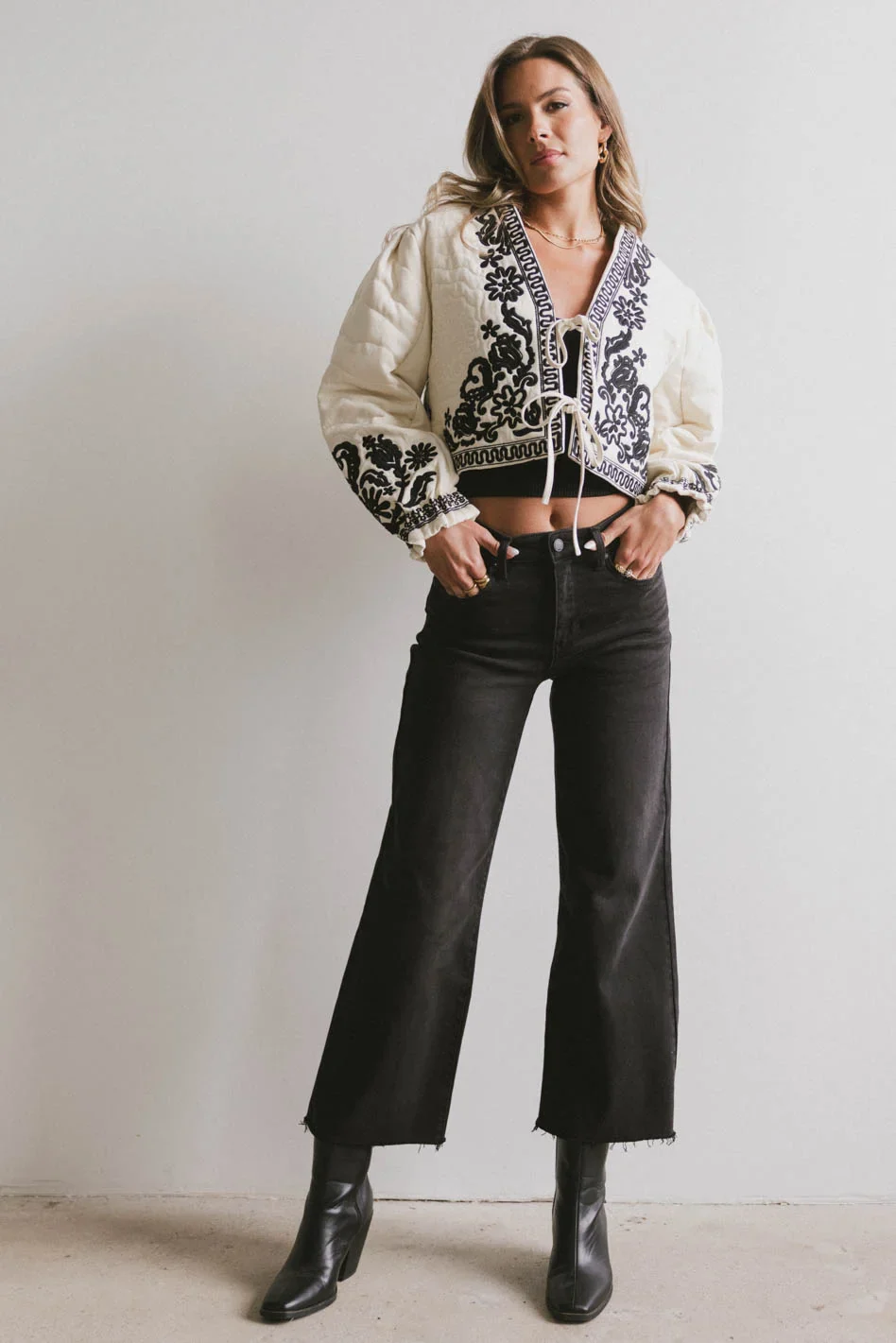 Michaela Wide Leg Jeans - FINAL SALE - Image 5