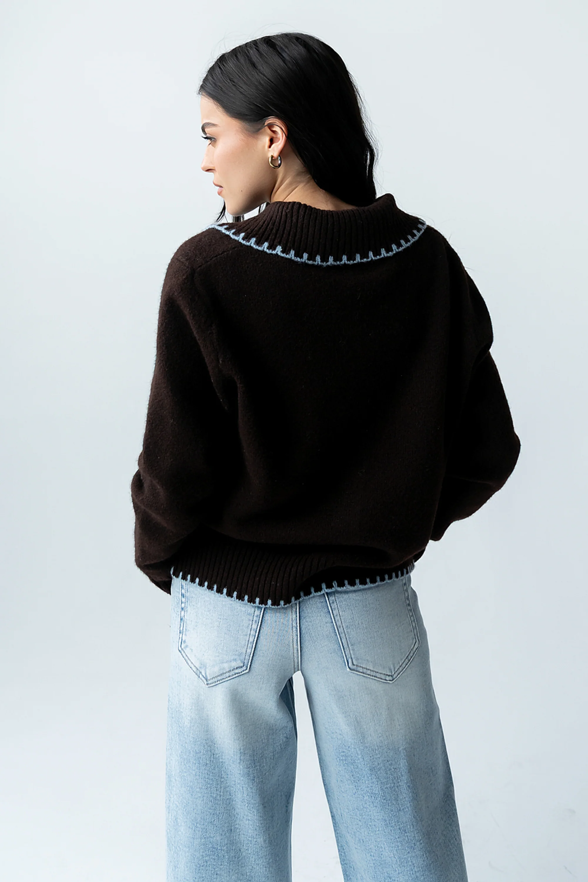 Michelle Contrast Sweater - FINAL SALE - Image 3