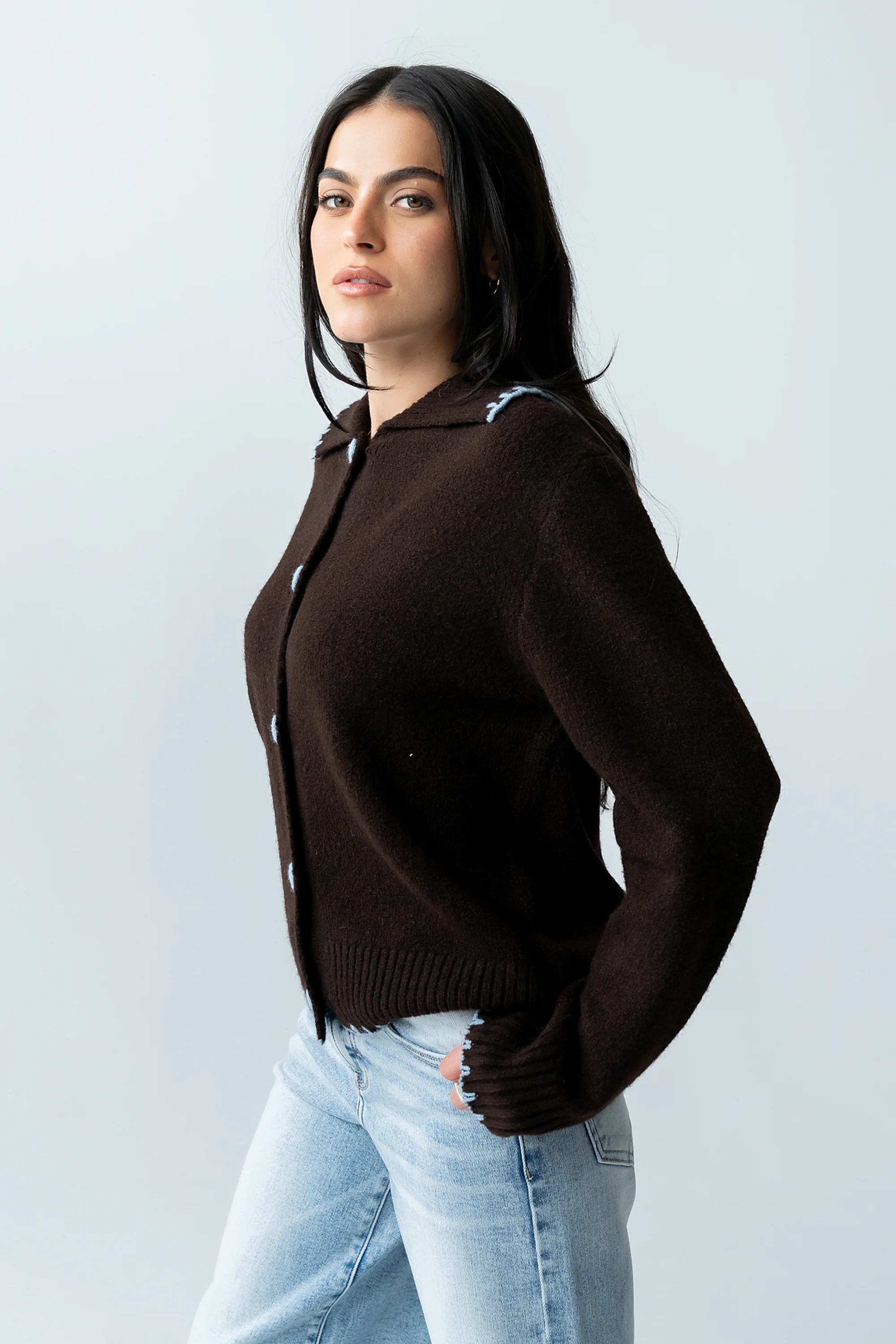 Michelle Contrast Sweater - FINAL SALE - Image 4