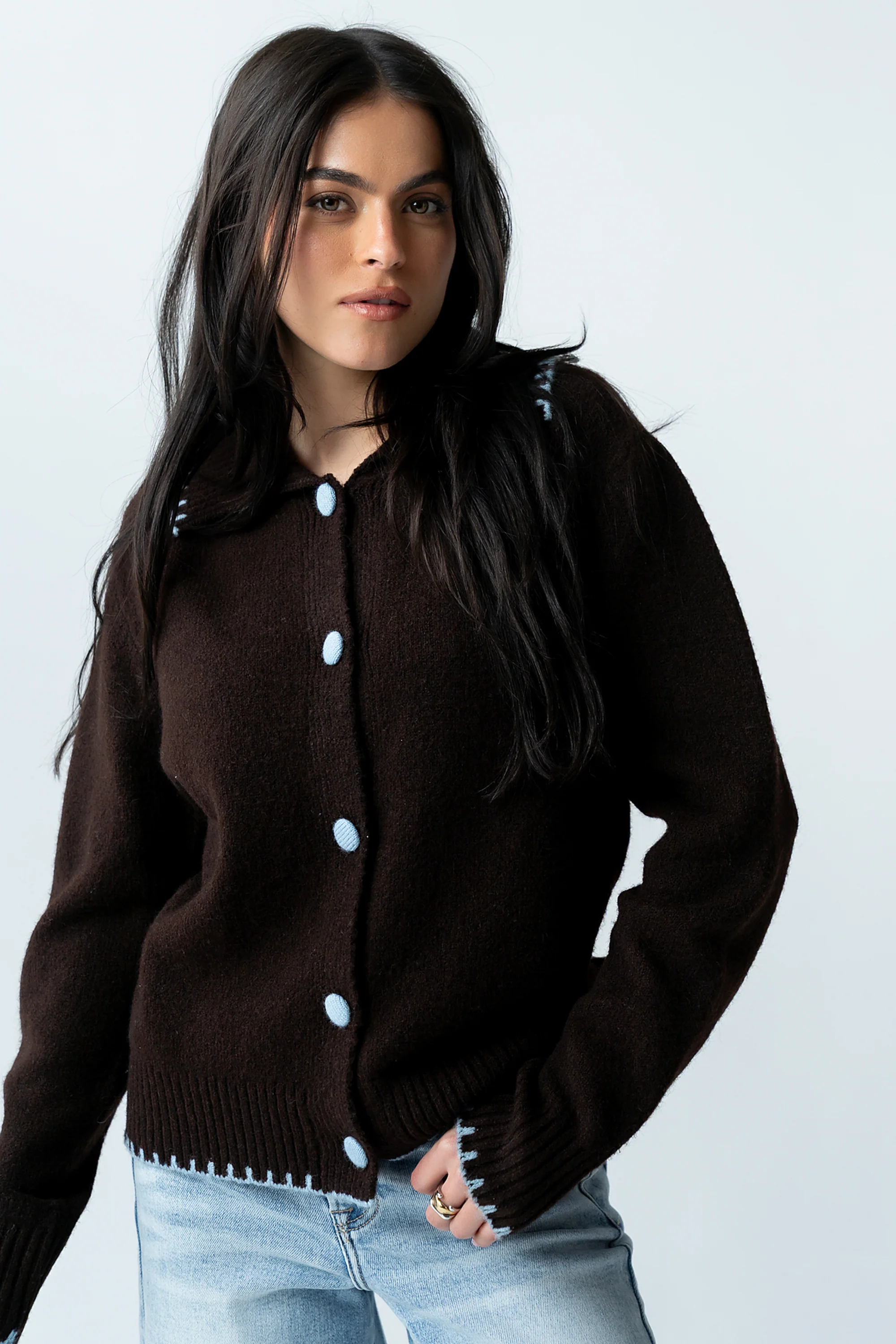 Michelle Contrast Sweater - FINAL SALE - Image 5