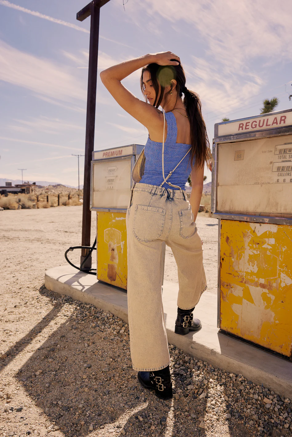 Miller Light Wash Overalls - FINAL SALE - Image 2