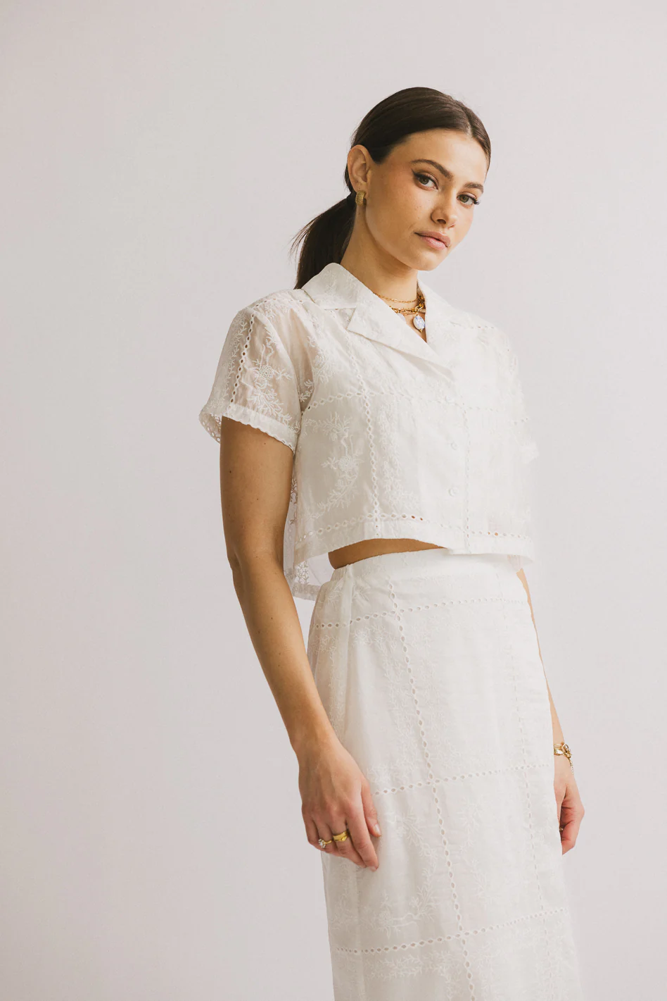 Millie Collared Button Up - FINAL SALE
