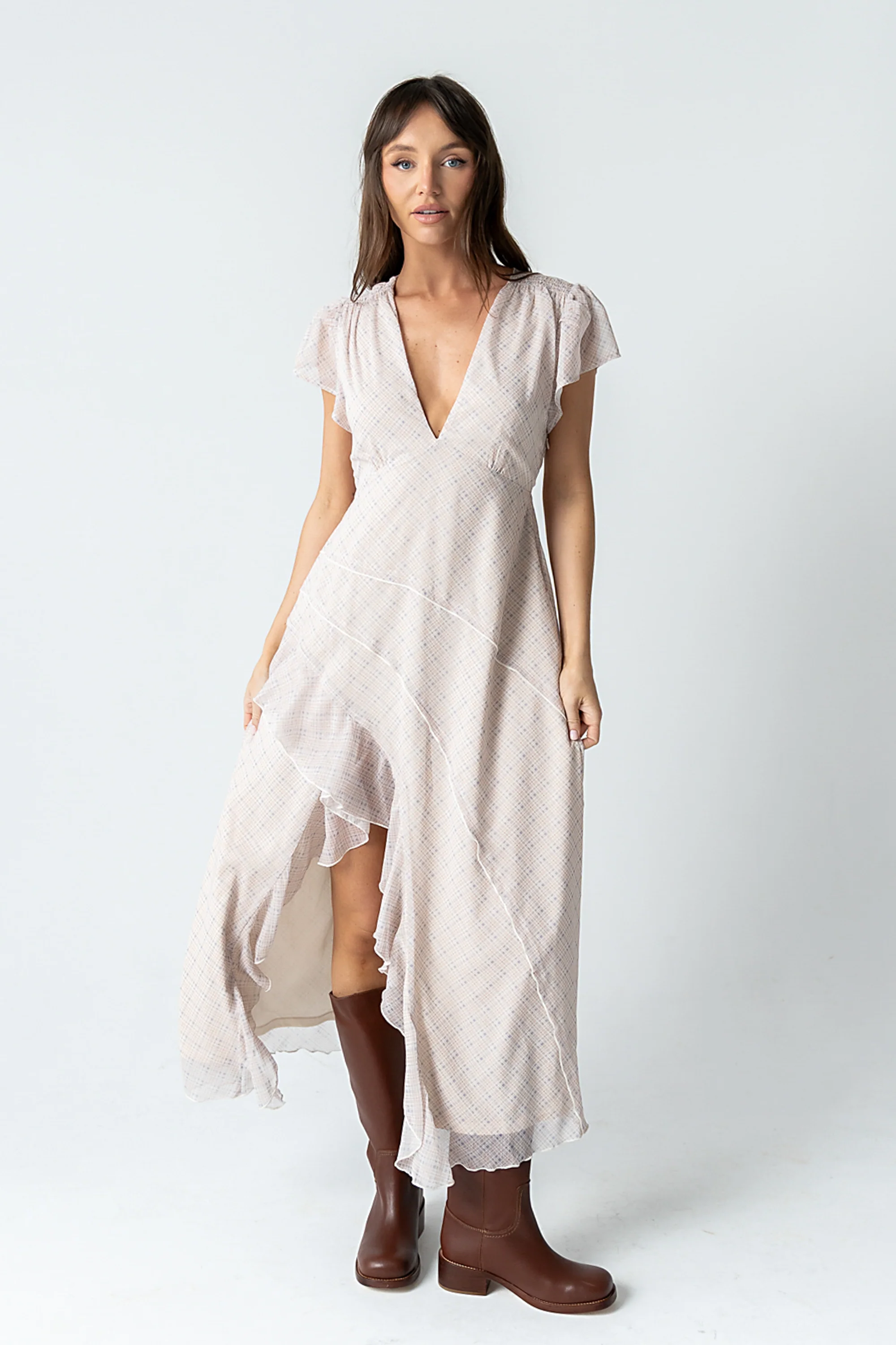 Mindy Plaid Maxi Dress - Image 13