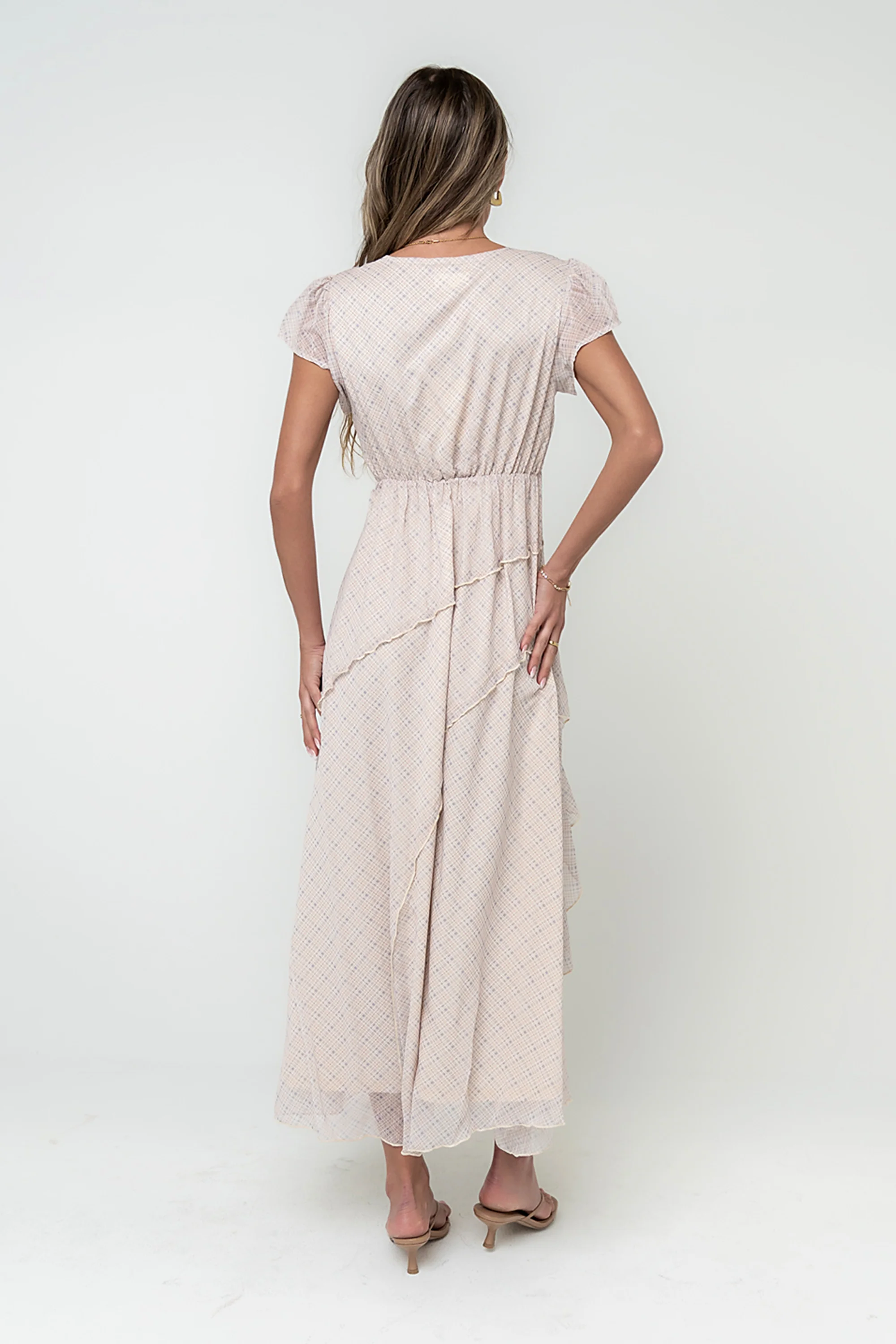 Mindy Plaid Maxi Dress - Image 6