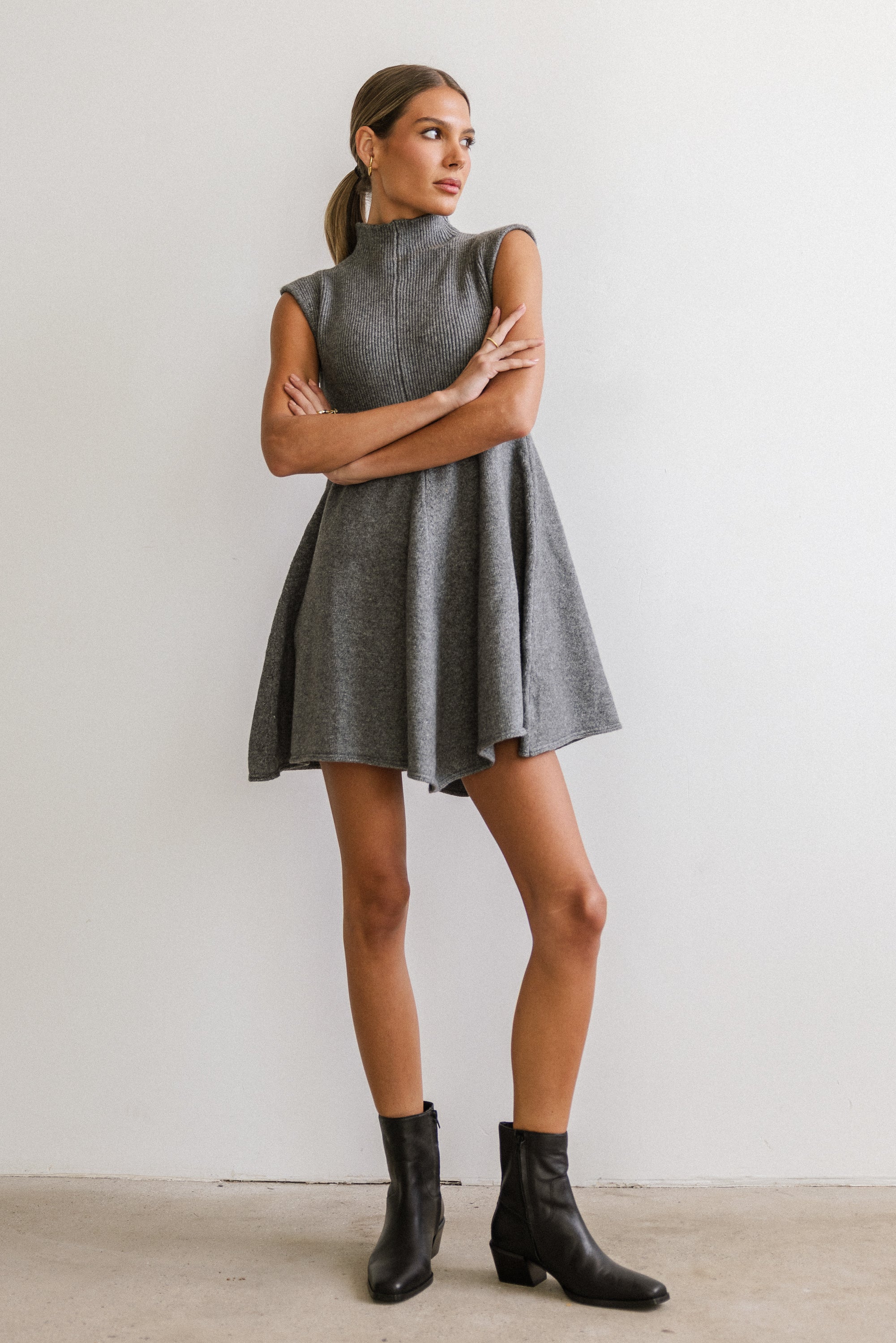 Molly Knit Mini Dress - FINAL SALE - Image 2
