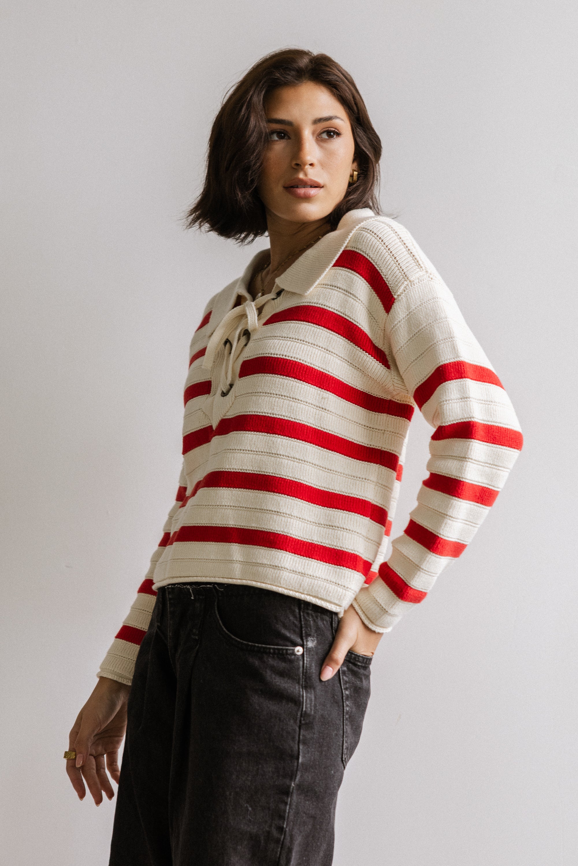 Mona Striped Sweater - Image 2