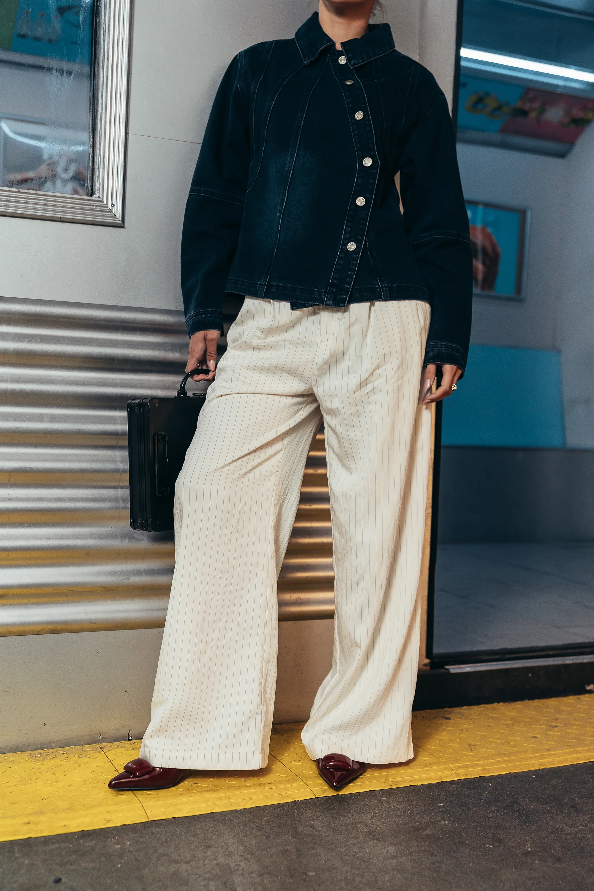 Monroe Striped Trousers - Image 2