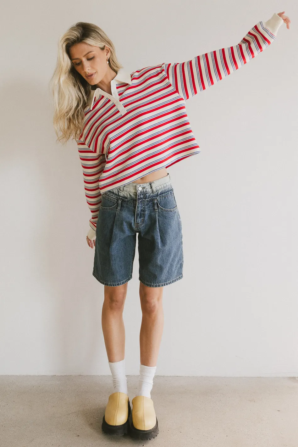 Morales Striped Rugby Shirt - FINAL SALE - Image 3