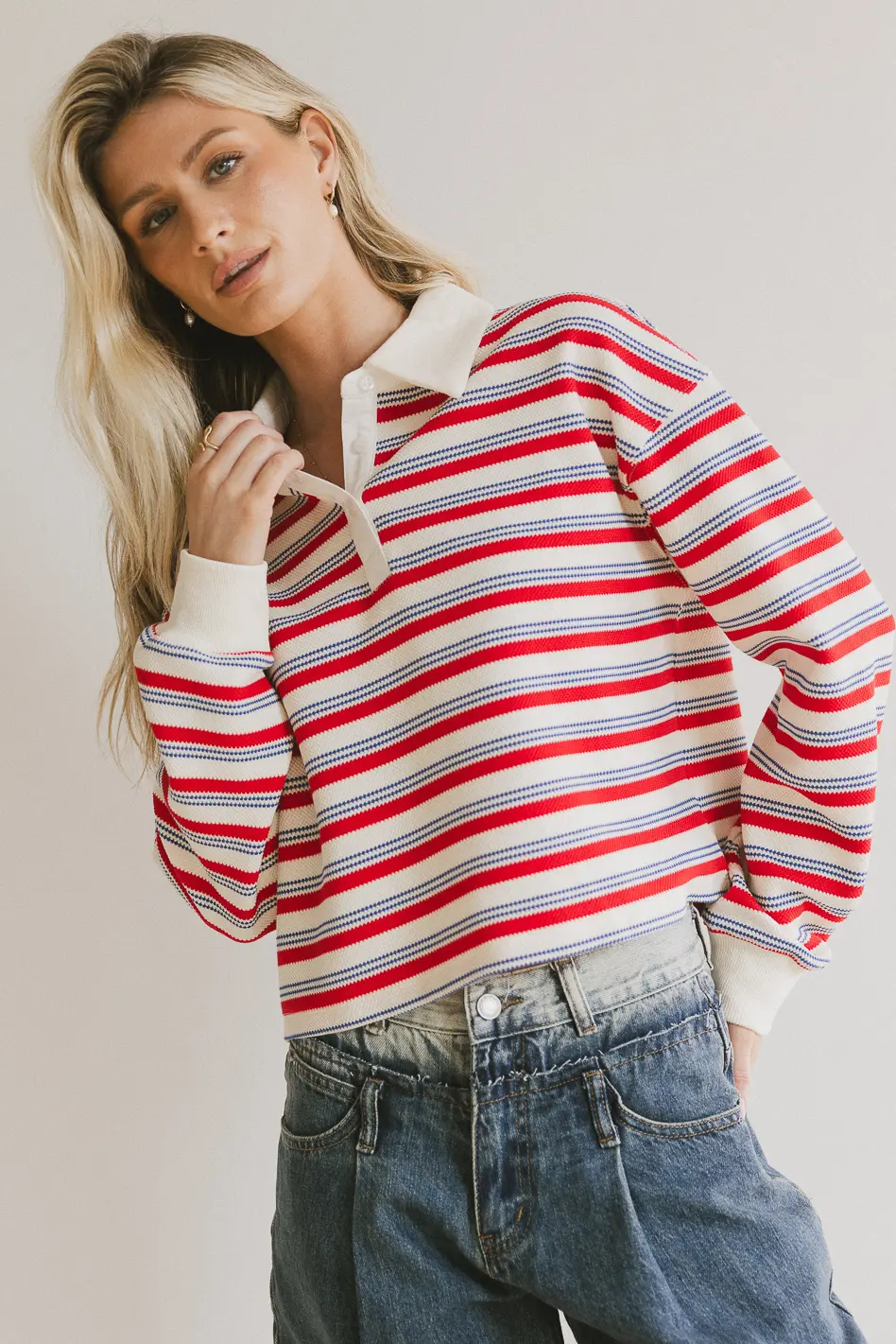 Morales Striped Rugby Shirt - FINAL SALE - Image 4