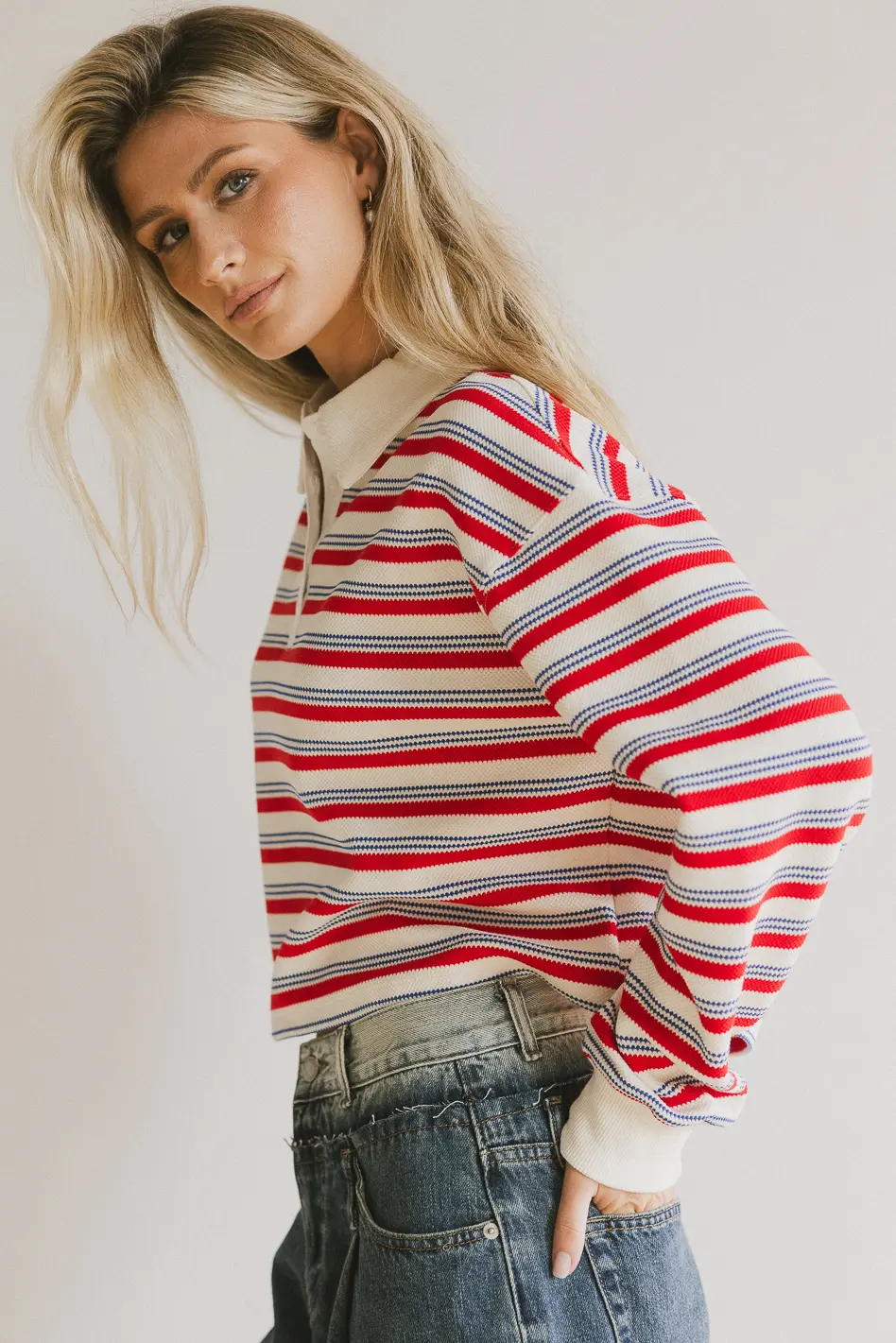 Morales Striped Rugby Shirt - FINAL SALE - Image 5