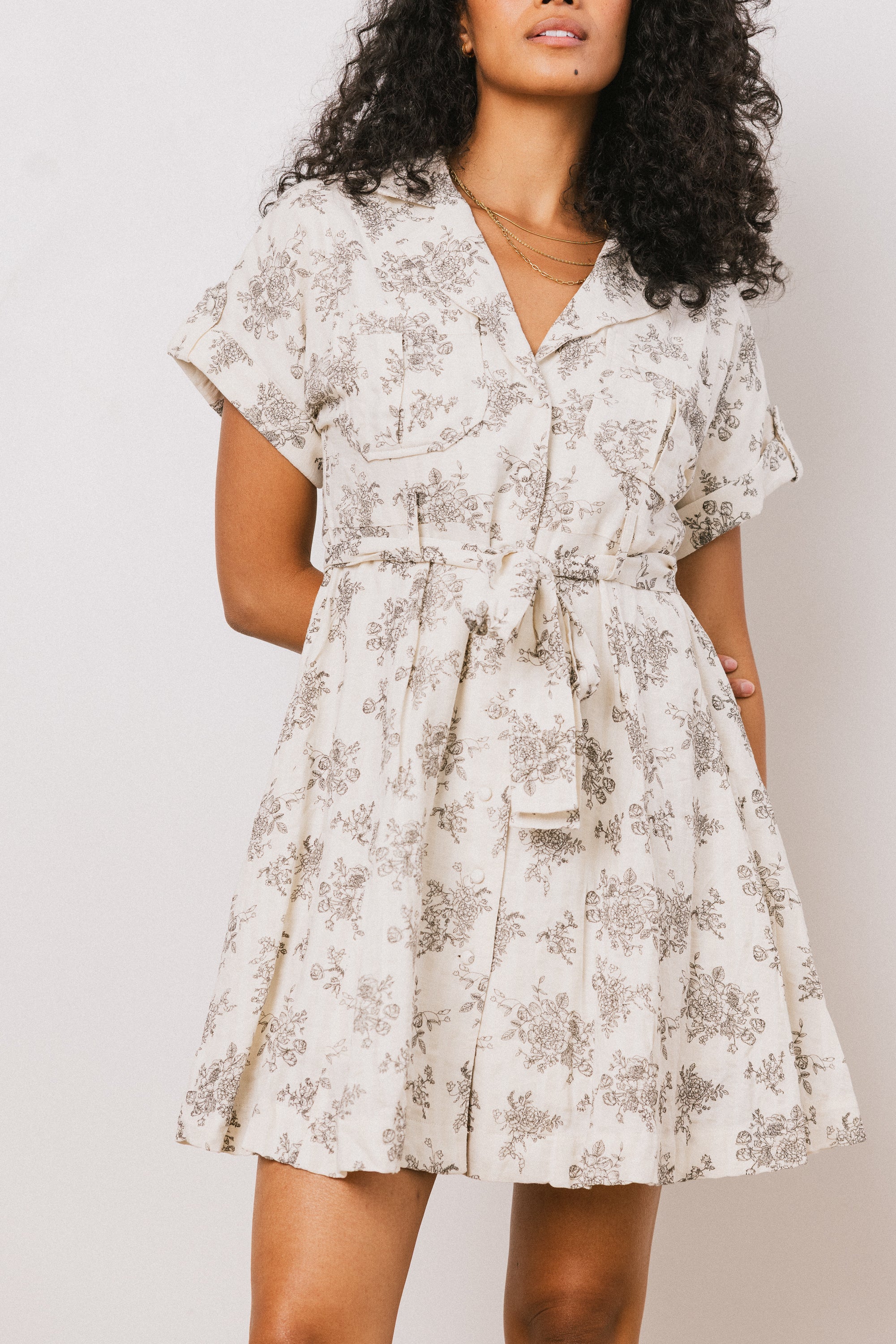 Morgan Floral Mini Dress - FINAL SALE - Image 8