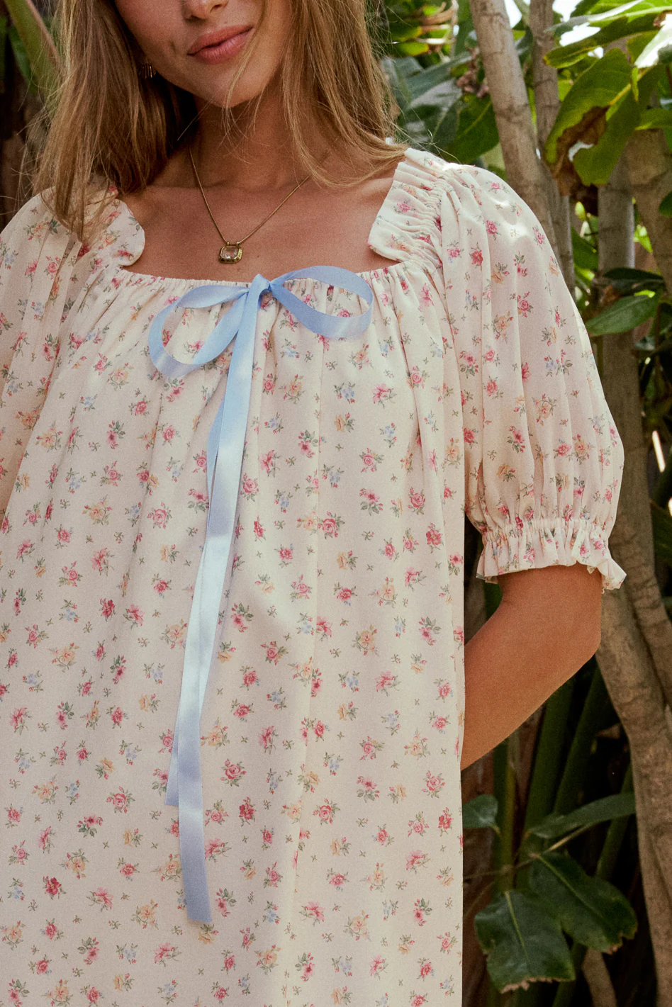 Myla Floral Babydoll Dress - FINAL SALE - Image 2