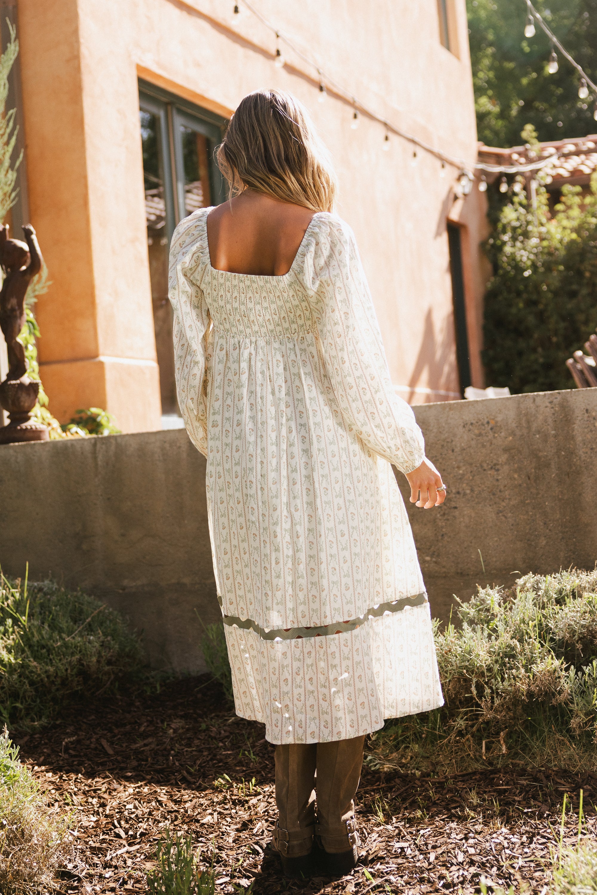 Mylo Bow Midi Dress - FINAL SALE - Image 7