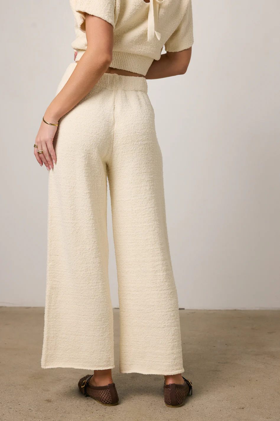 Myra Knit Wide Leg Pants - FINAL SALE - Image 4