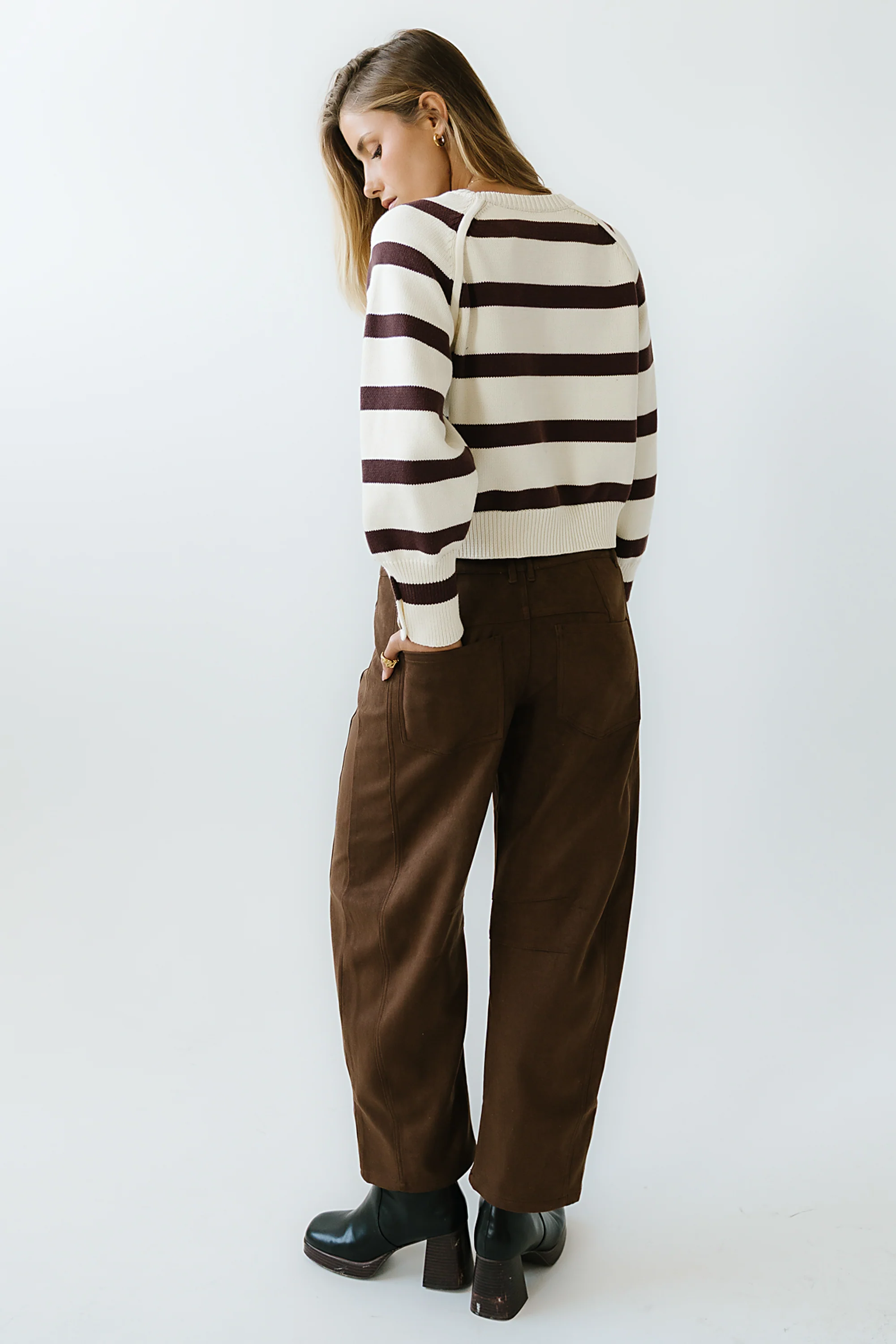 Nancie Striped Cardigan - FINAL SALE - Image 4
