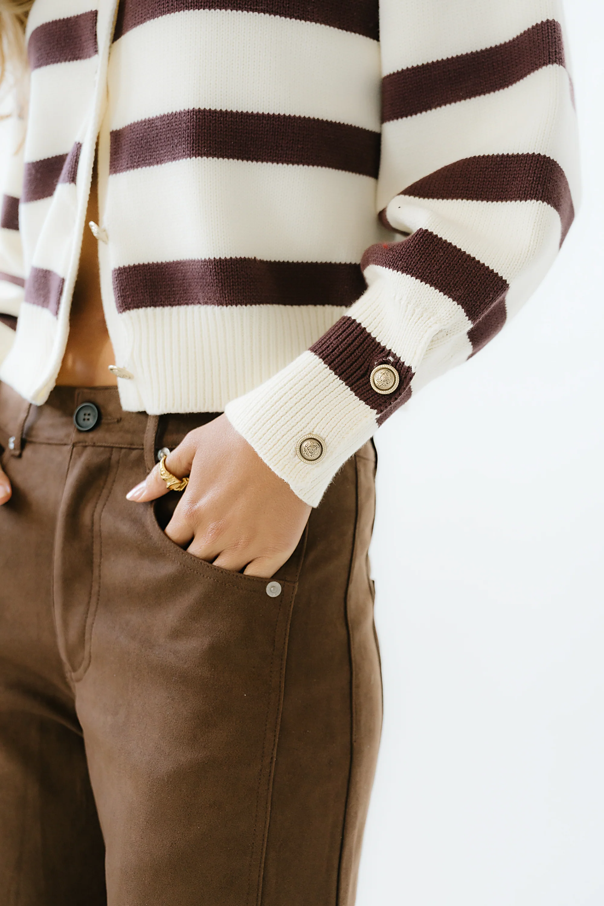 Nancie Striped Cardigan - FINAL SALE - Image 5