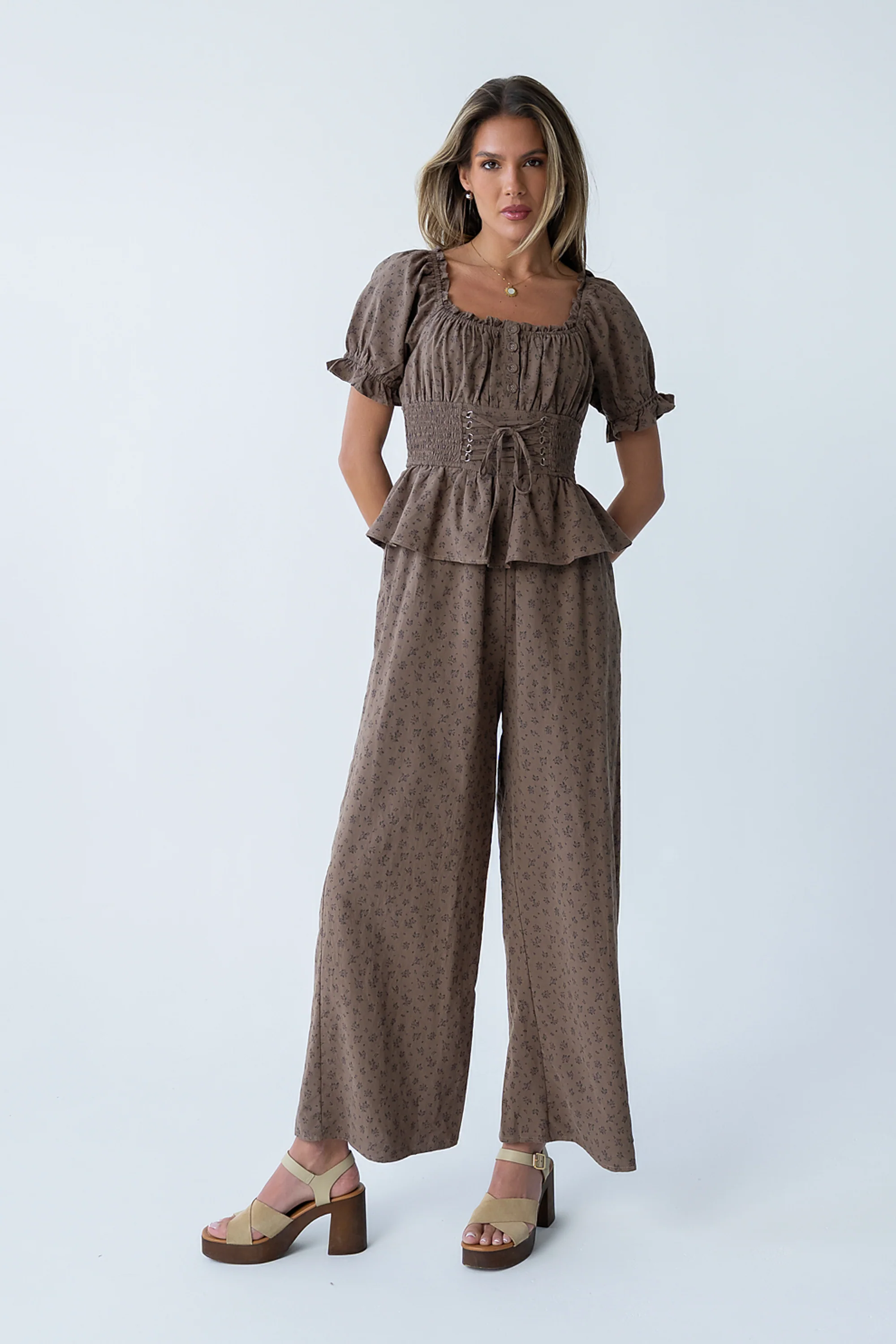 Nancy Floral Jumpsuit