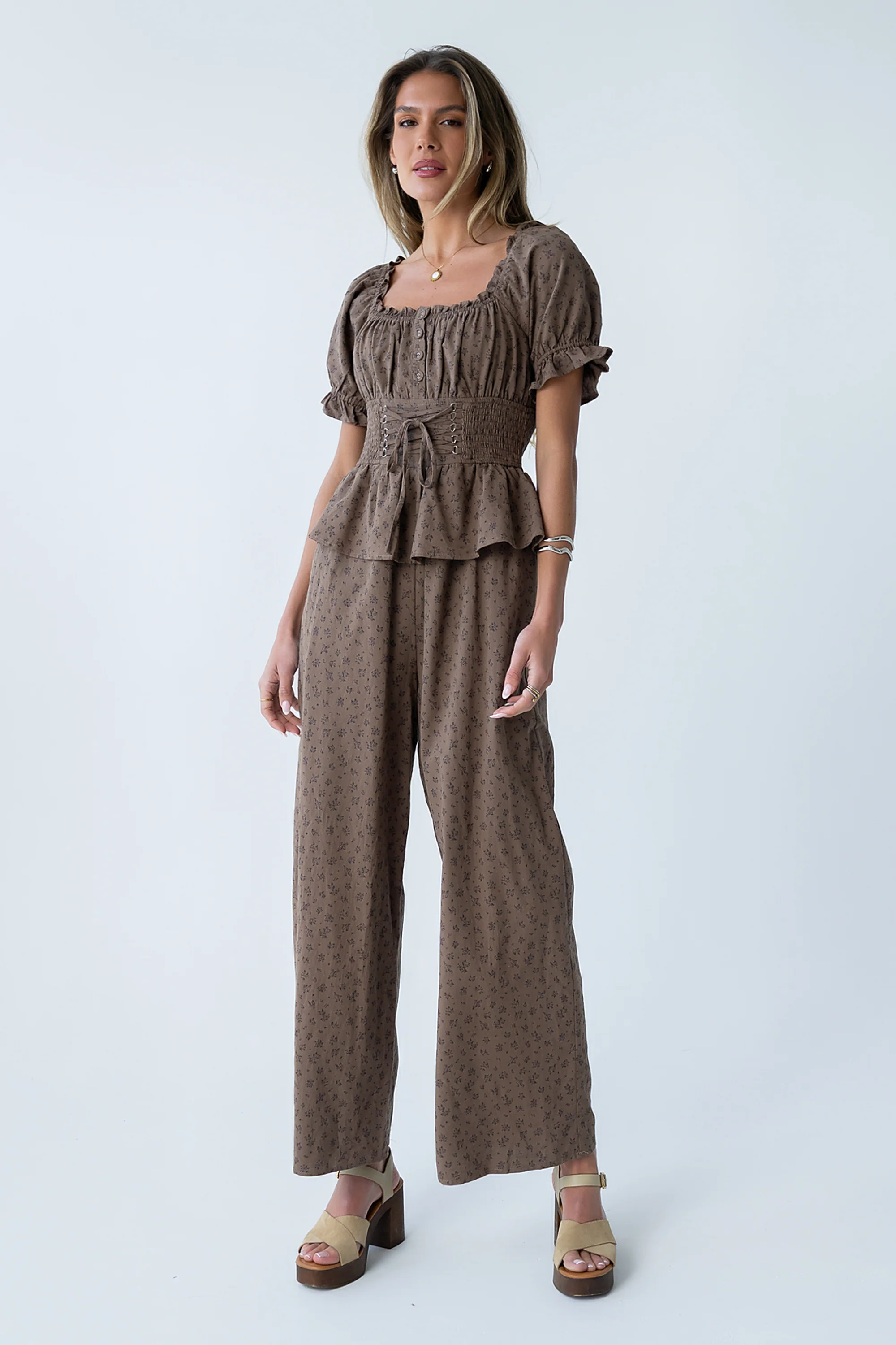 Nancy Floral Jumpsuit - Image 2