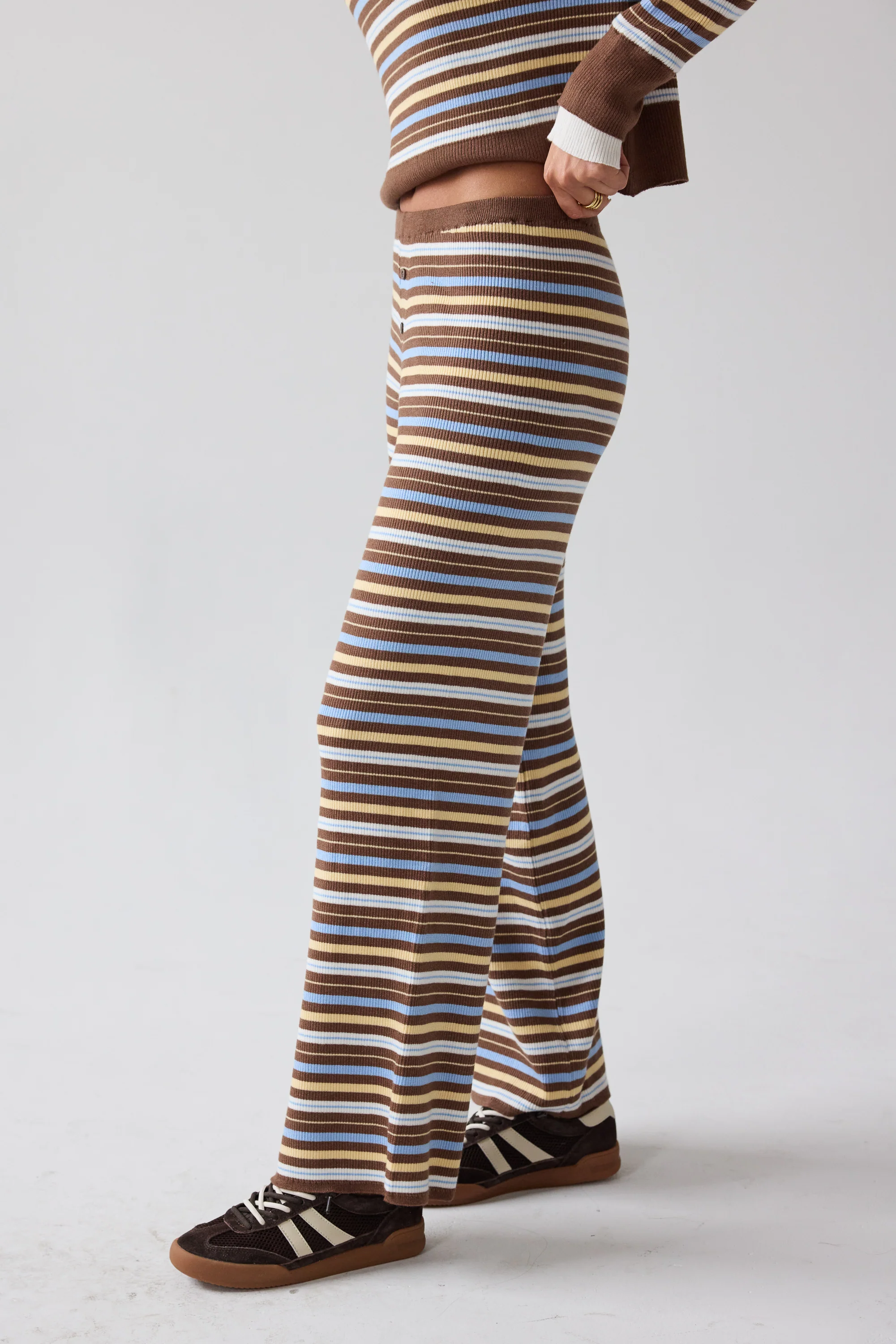 Nancy Striped Flare Pants - FINAL SALE - Image 3