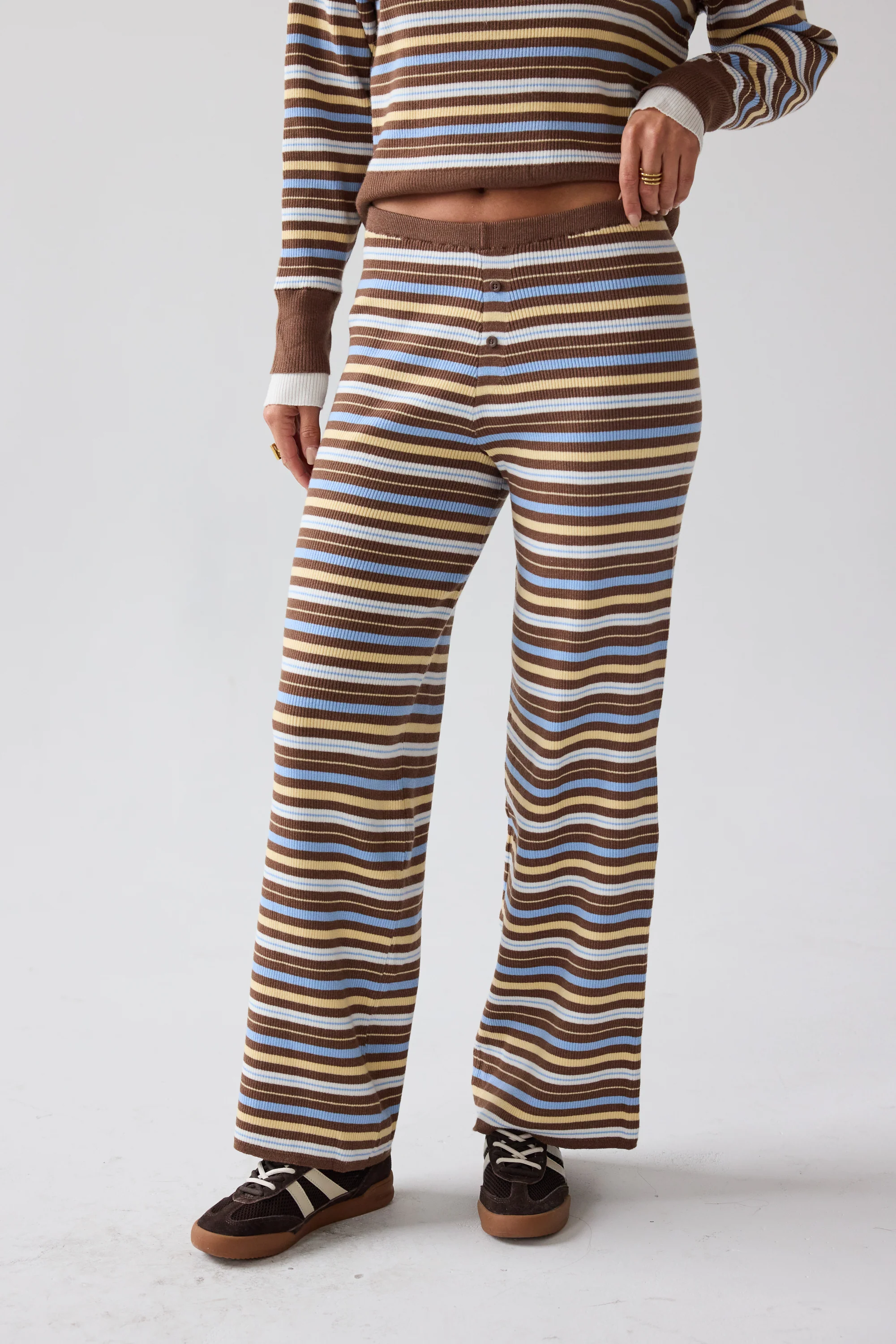 Nancy Striped Flare Pants - FINAL SALE - Image 5