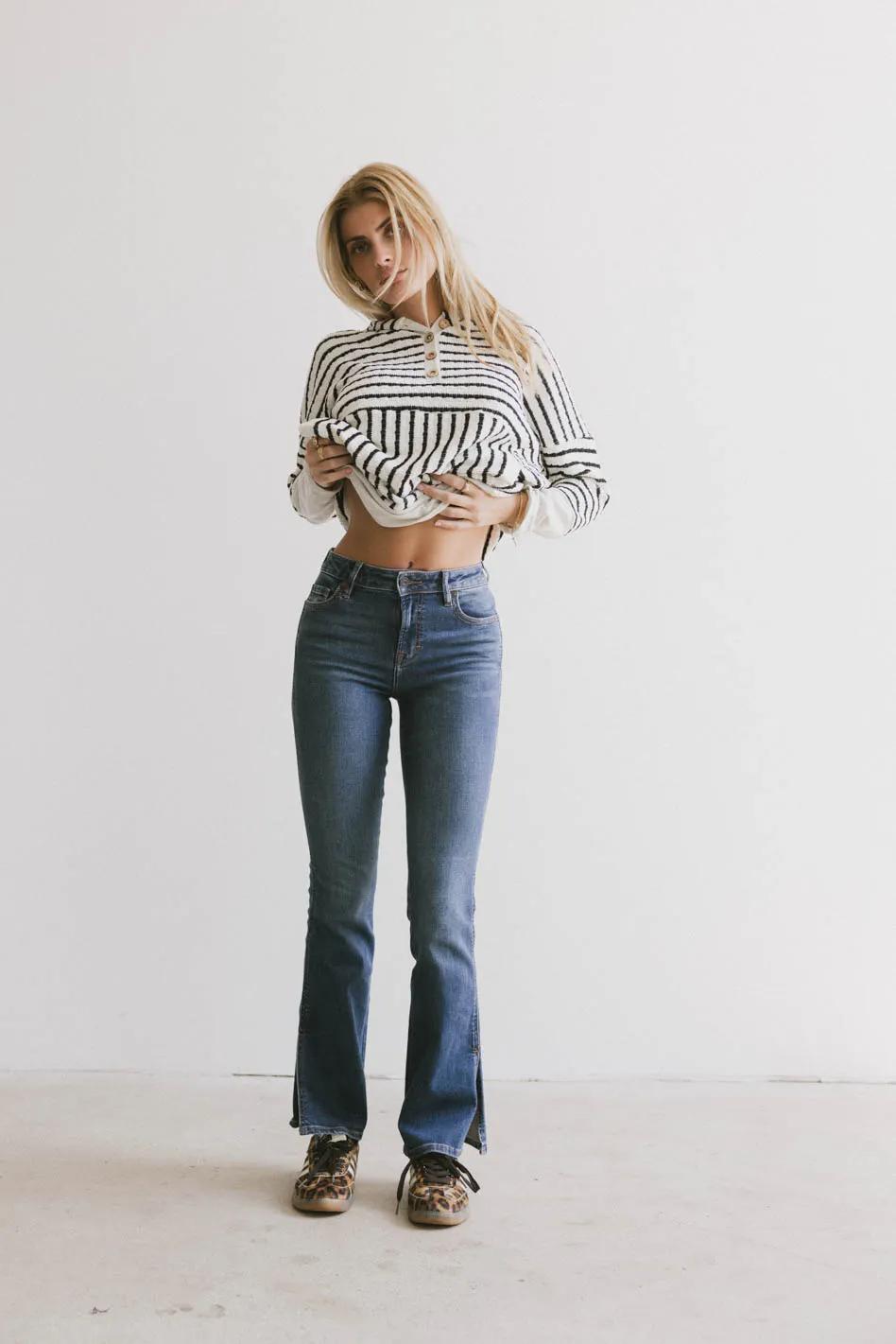 Nellie Cropped Bootcut Jeans - FINAL SALE - Image 5
