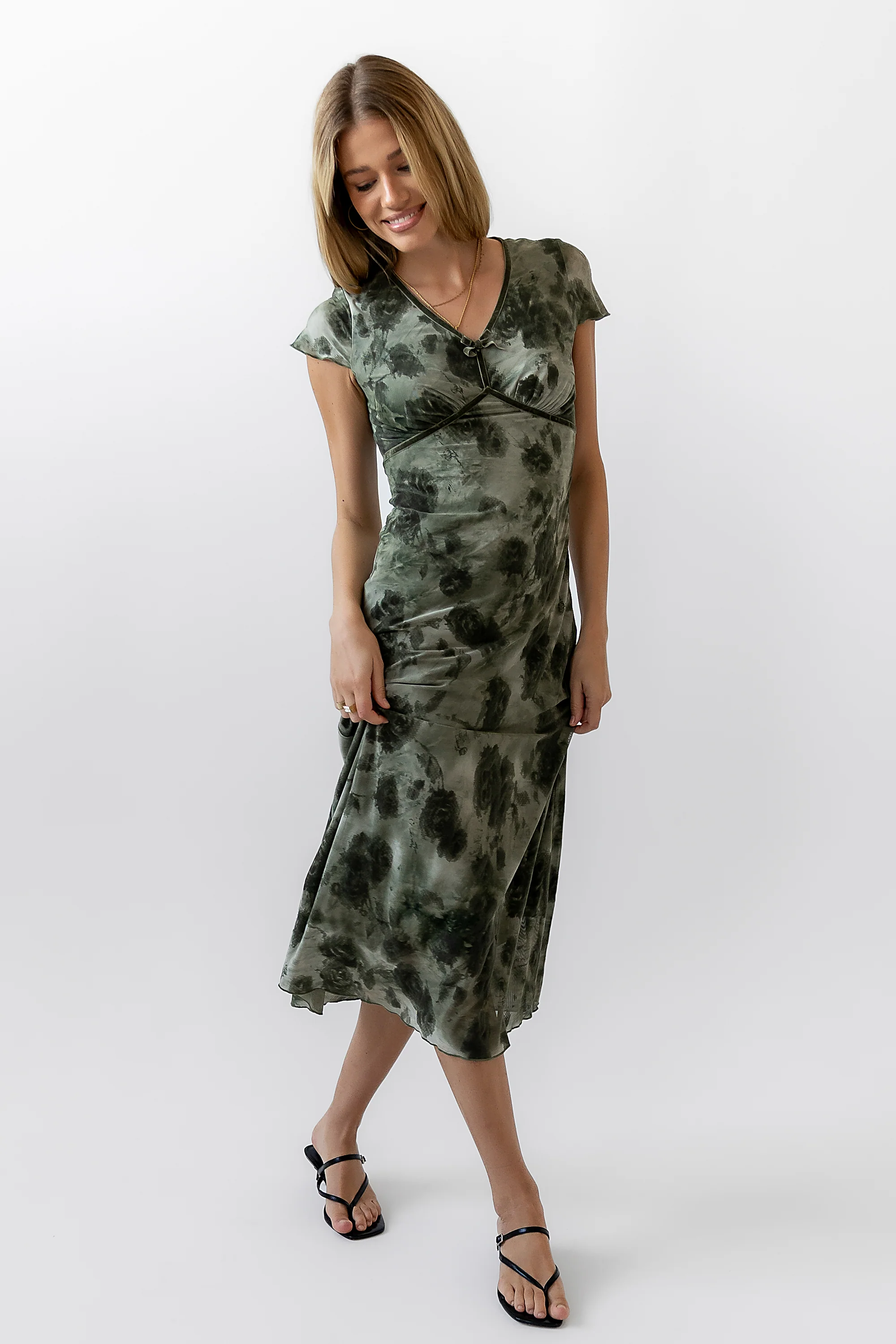 Neo Mesh Maxi Dress - Image 4