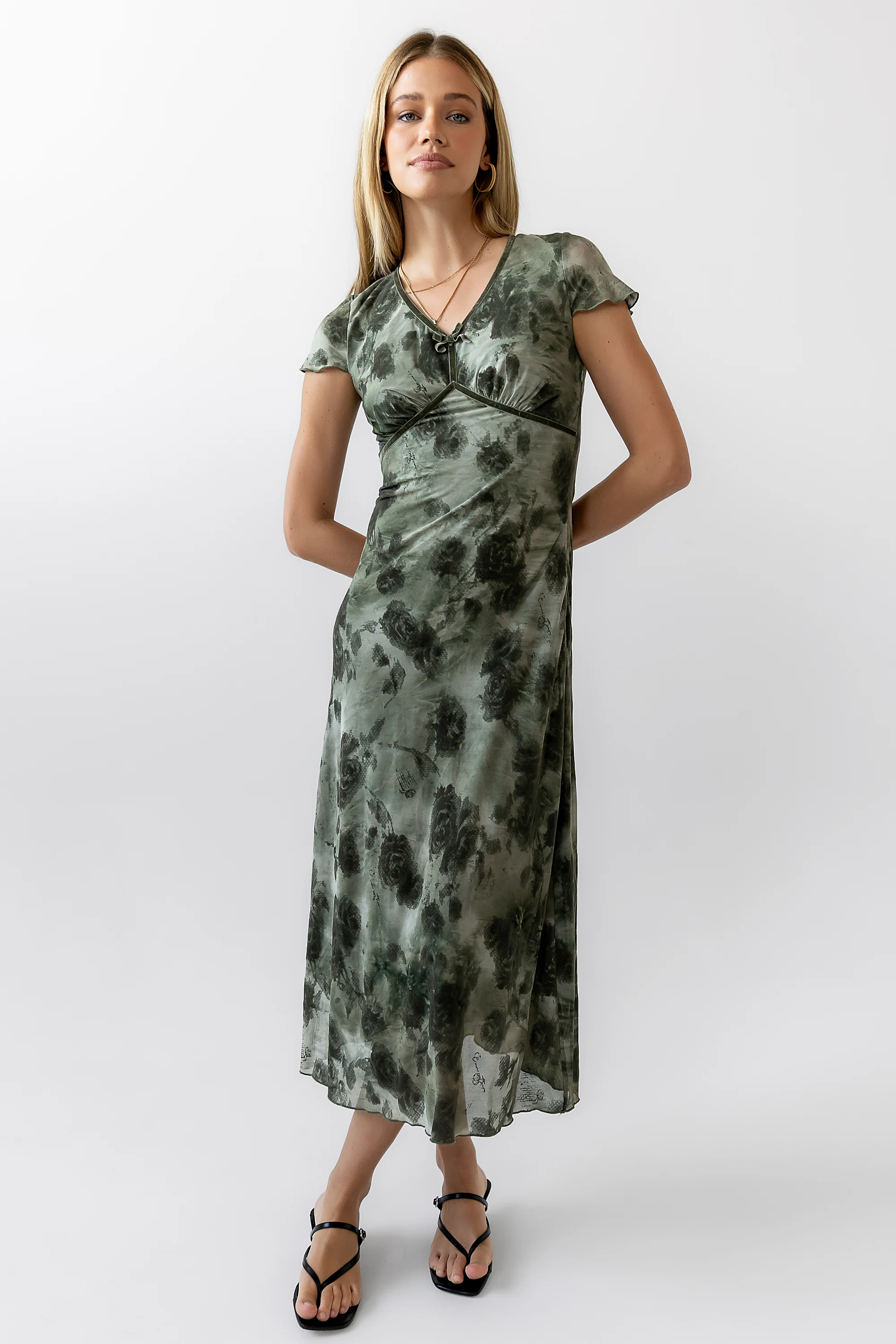 Neo Mesh Maxi Dress - Image 5