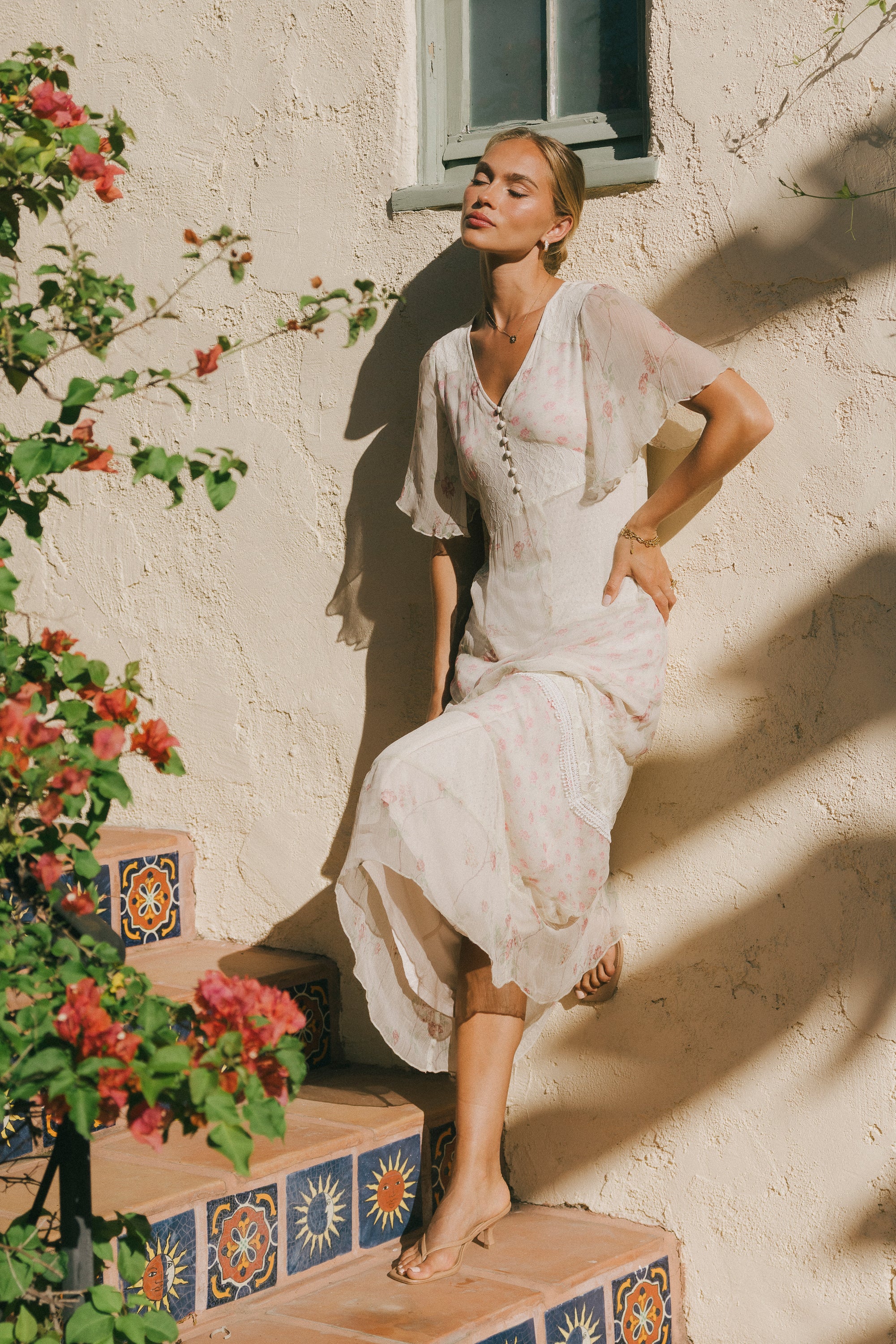 Nicole Floral Maxi Dress - FINAL SALE - Image 2