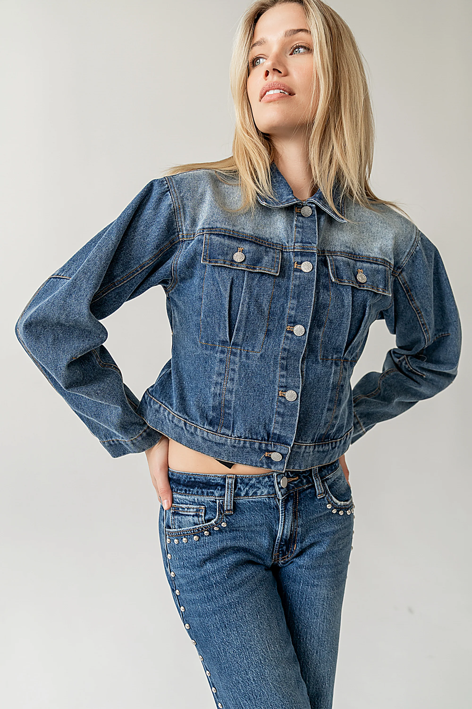 Nikki Denim Jacket - FINAL SALE - Image 5