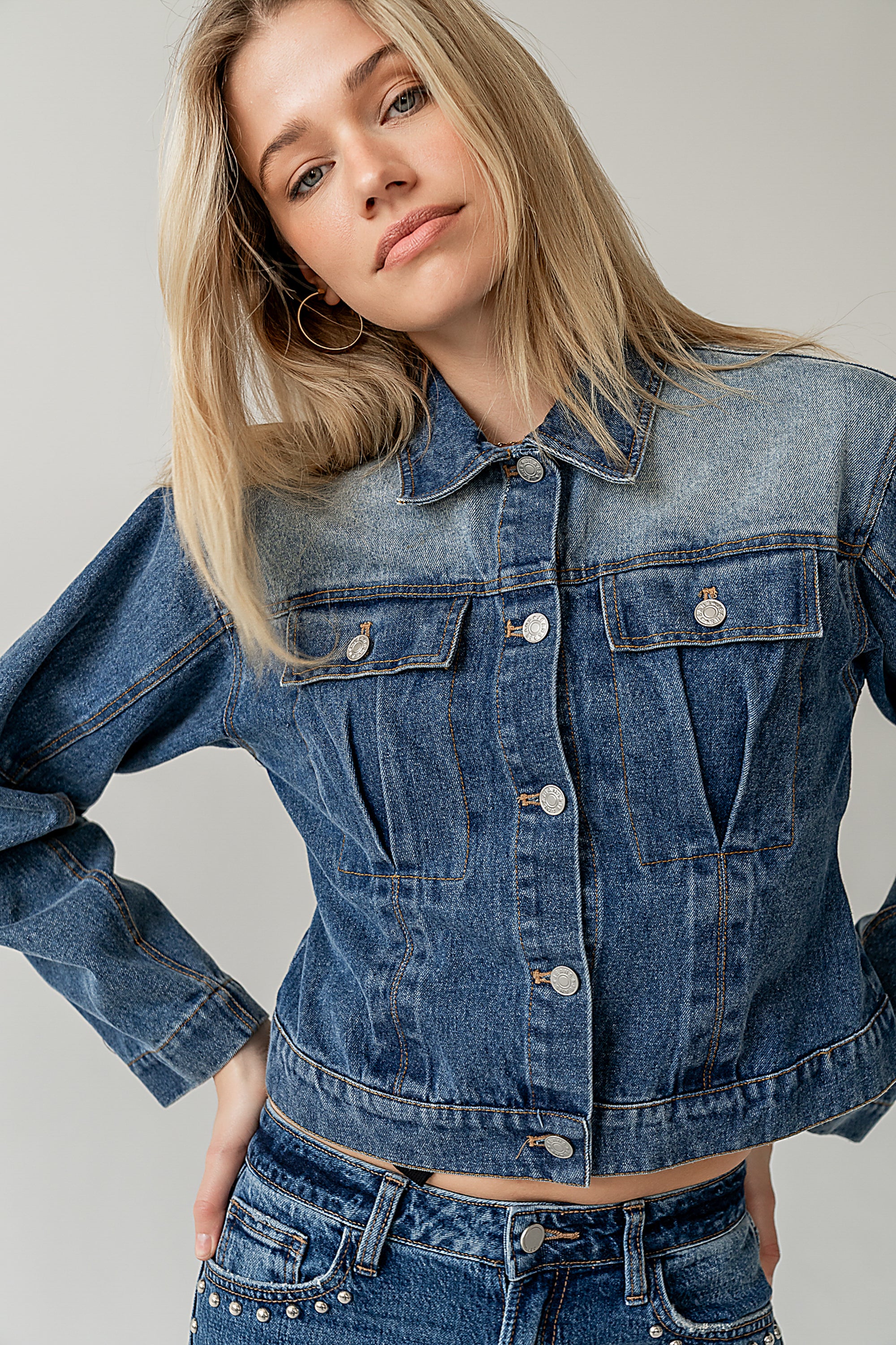 Nikki Denim Jacket - FINAL SALE - Image 6