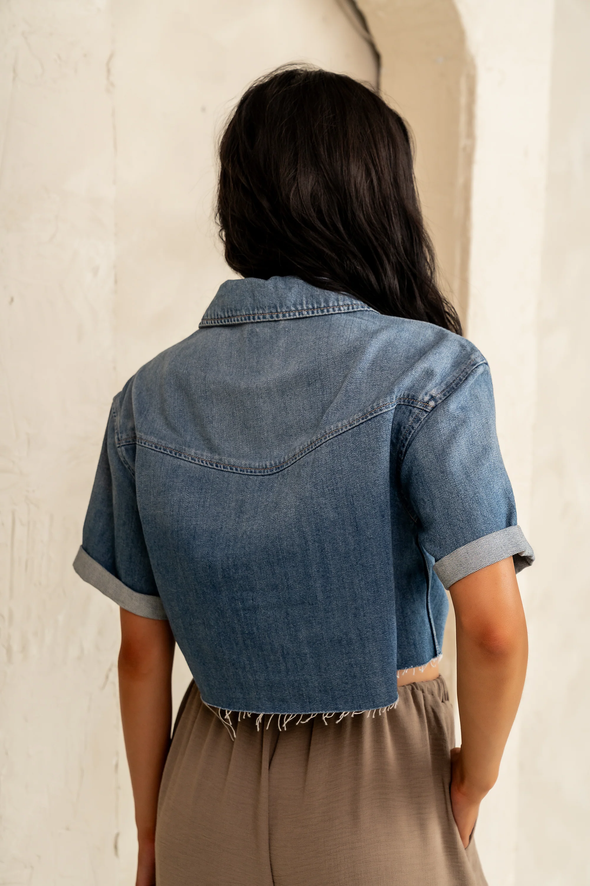 Nina Denim Button Up - FINAL SALE - Image 5