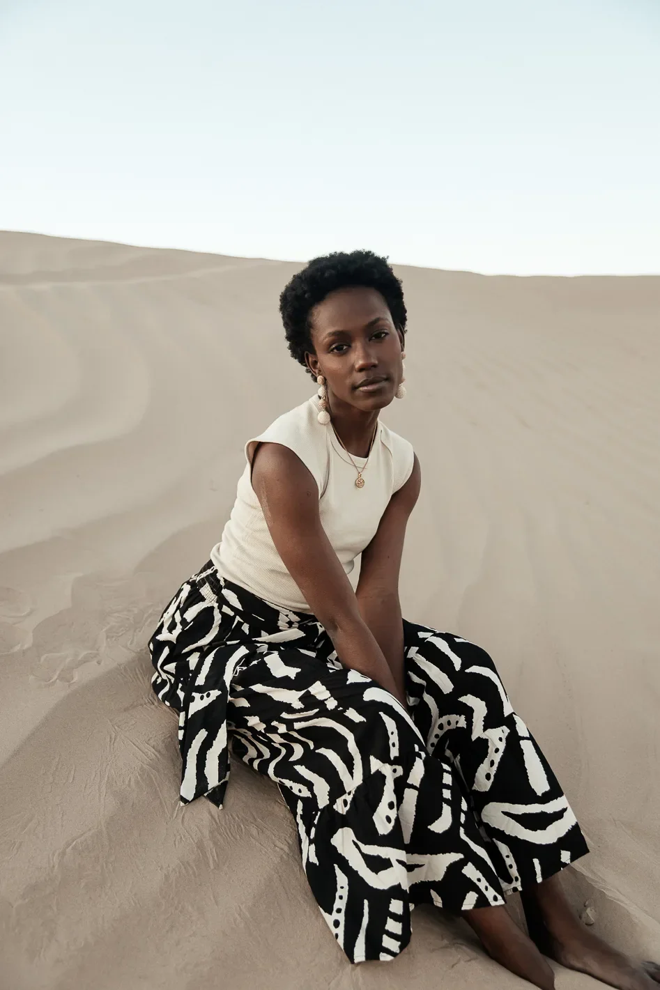 Noco Abstract Print Skirt - FINAL SALE - Image 4