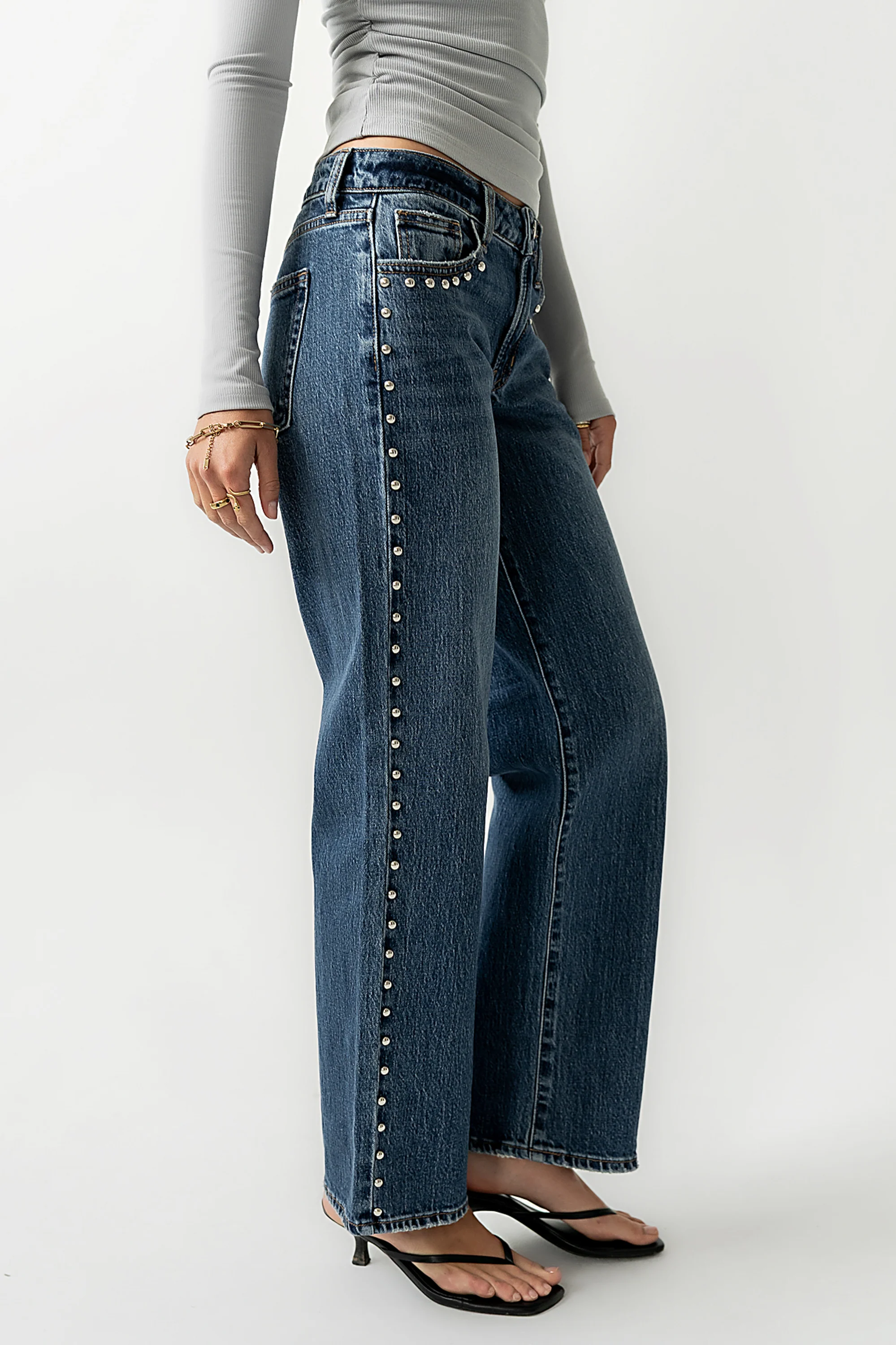 Noel Studded Baggy Jeans - Image 3