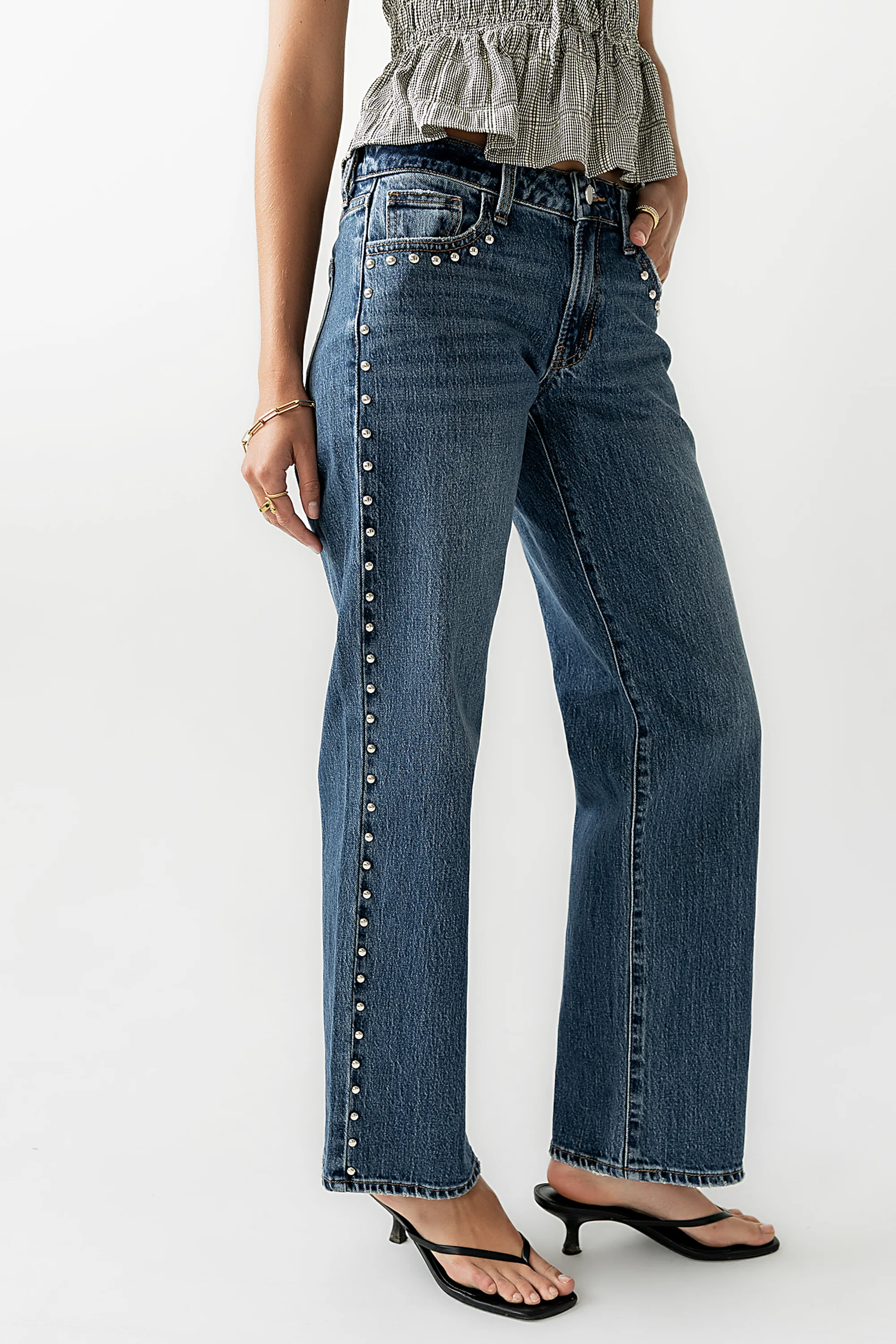 Noel Studded Baggy Jeans - Image 9