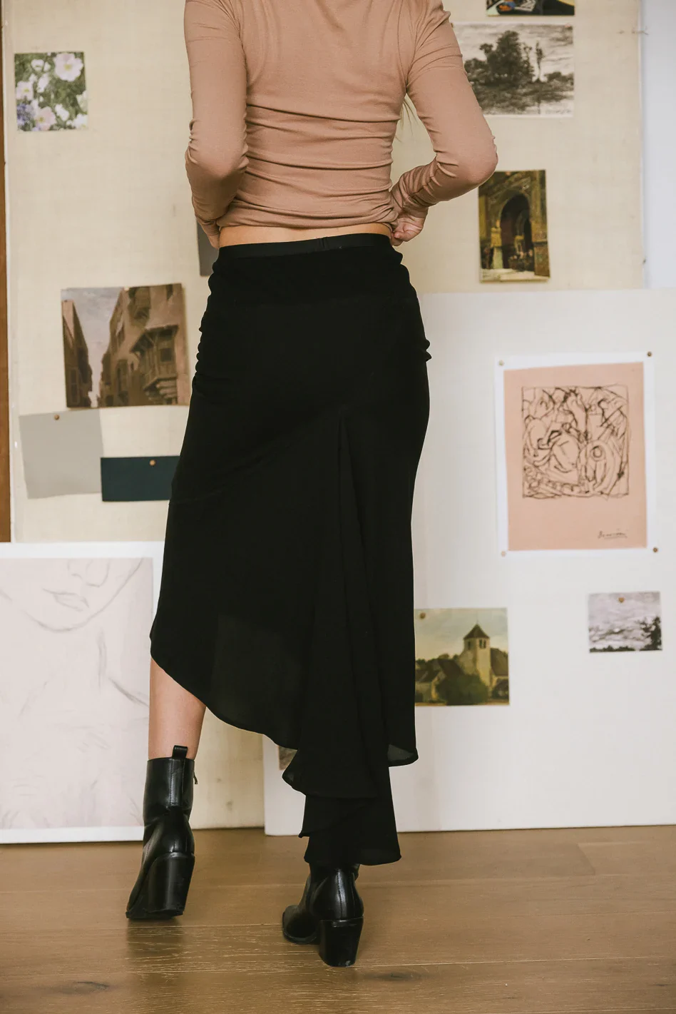 Nora Asymmetrical Skirt - FINAL SALE - Image 3