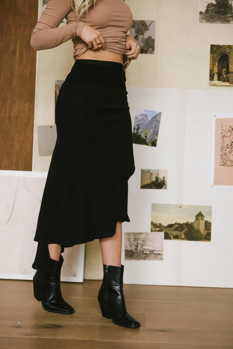 Nora Asymmetrical Skirt - FINAL SALE - Image 4
