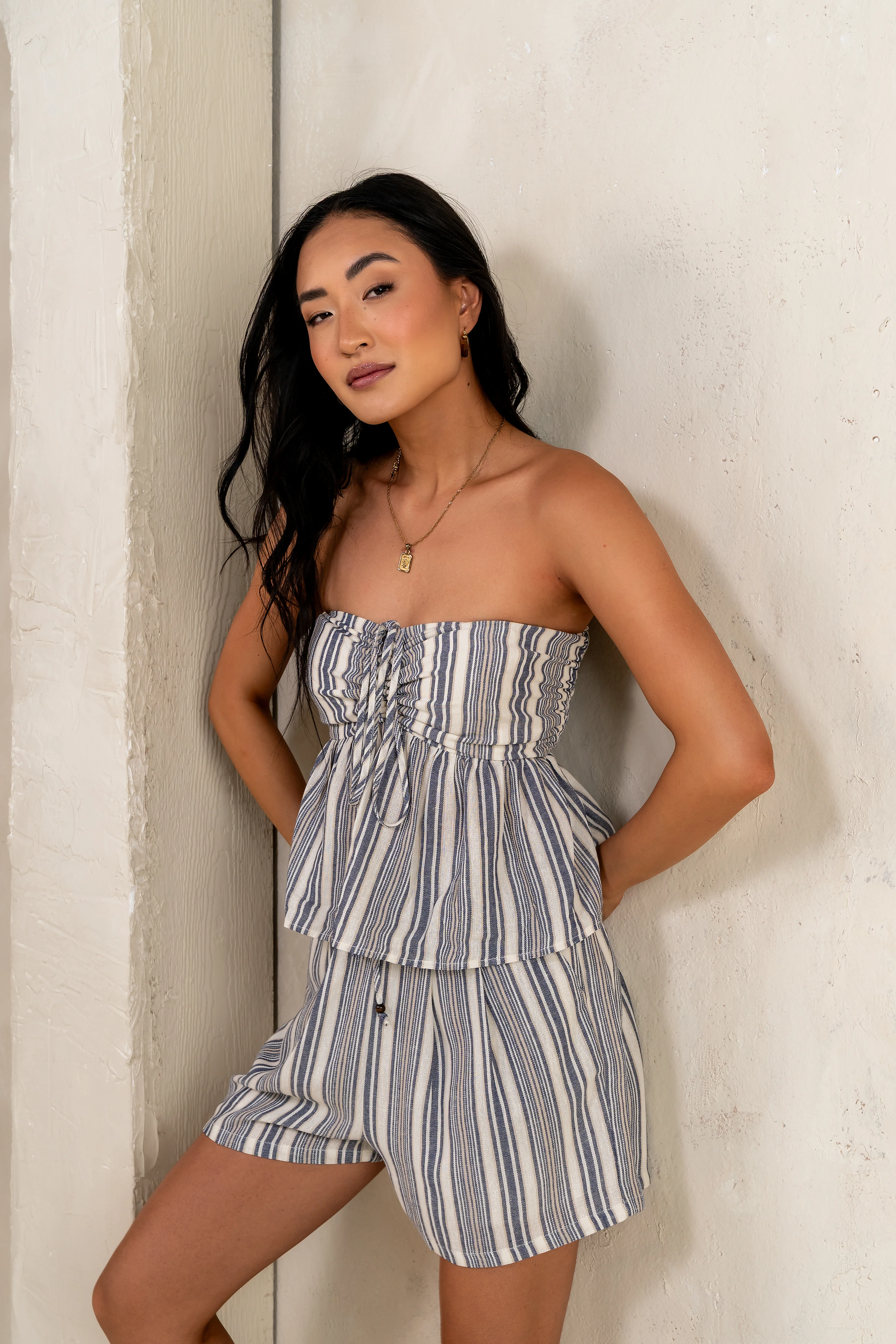 Nylah Striped Halter Top - FINAL SALE - Image 5