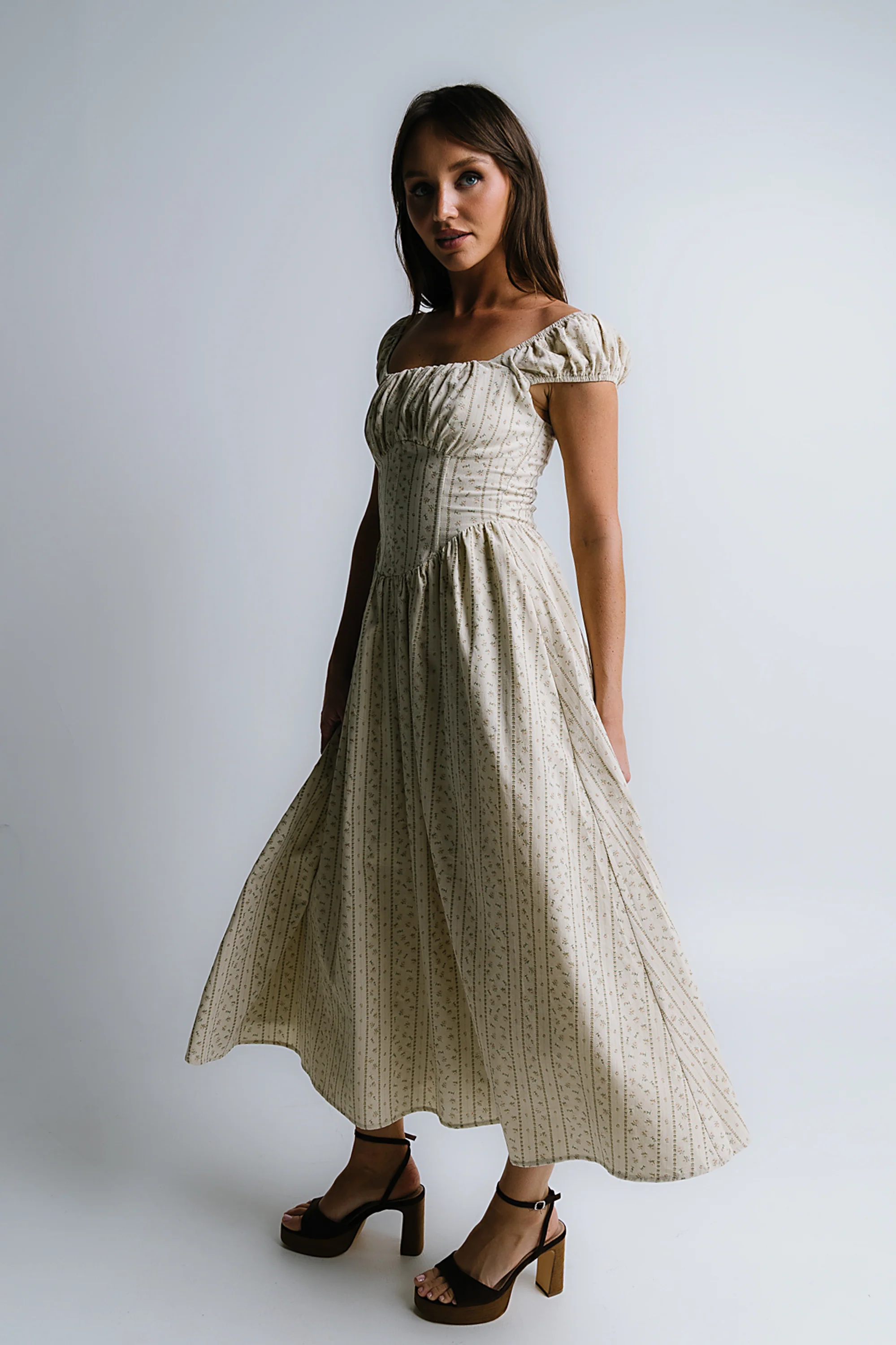 Oaklynn Corset Midi Dress - FINAL SALE - Image 3