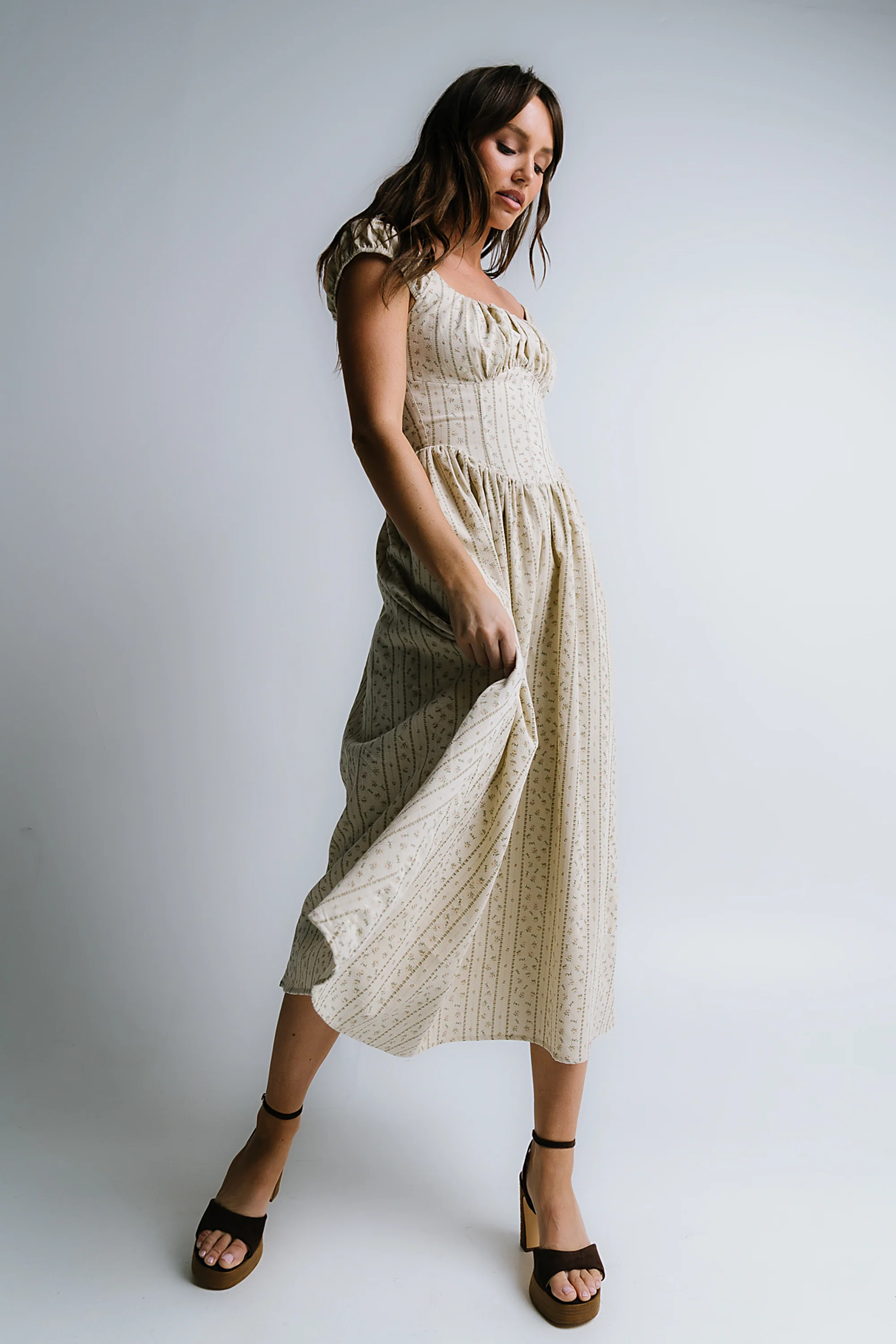 Oaklynn Corset Midi Dress - FINAL SALE - Image 5