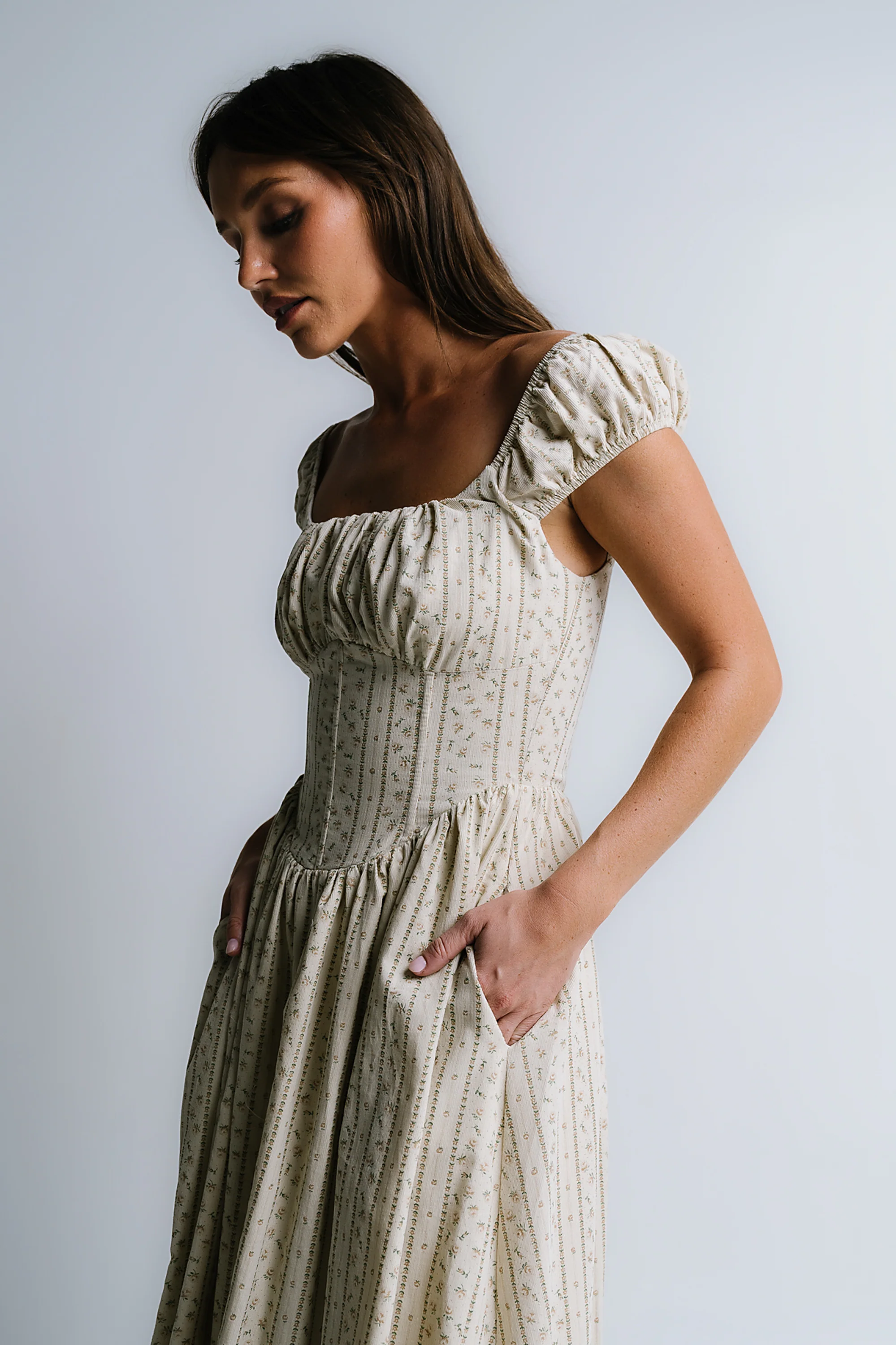 Oaklynn Corset Midi Dress - FINAL SALE - Image 6