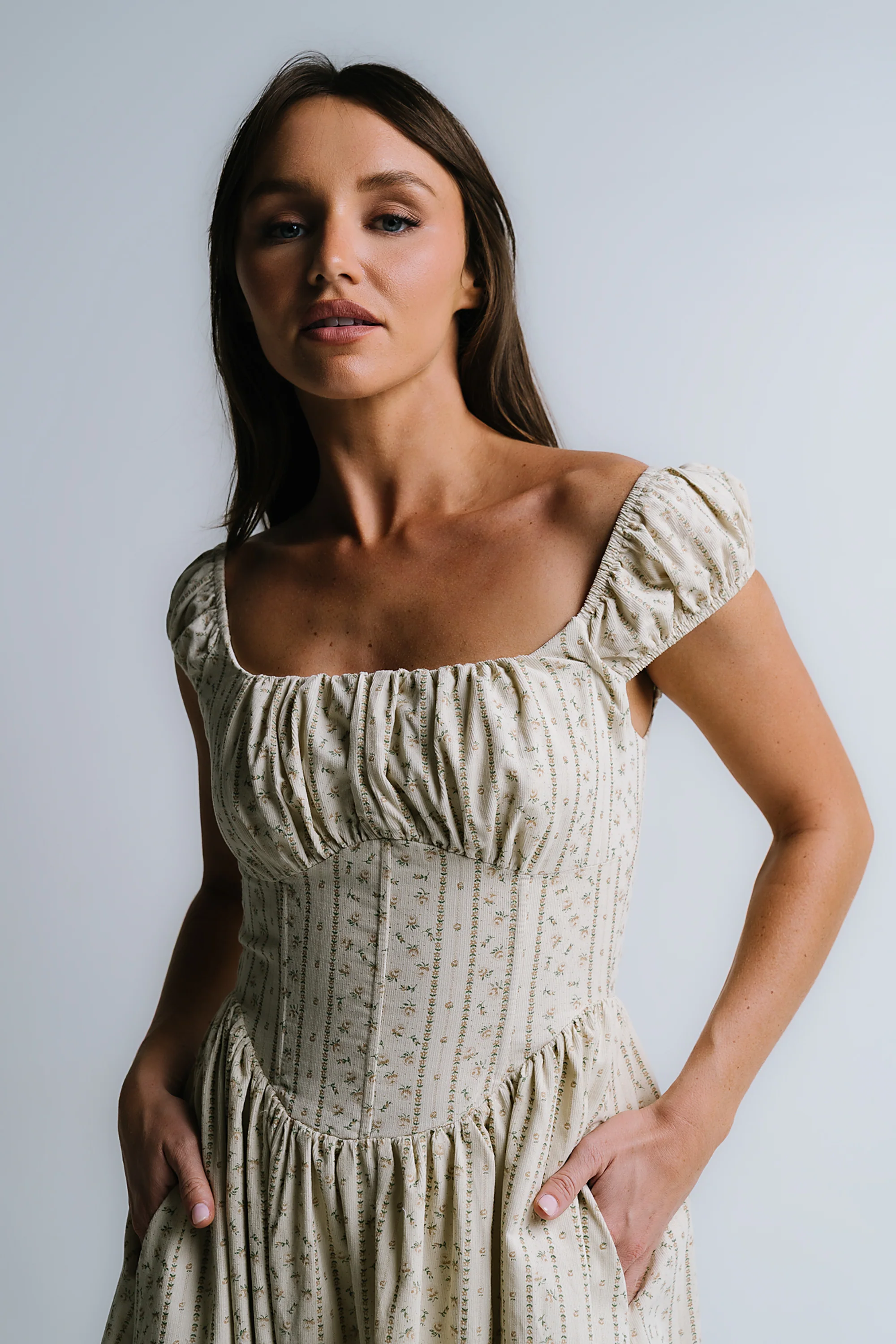 Oaklynn Corset Midi Dress - FINAL SALE - Image 7