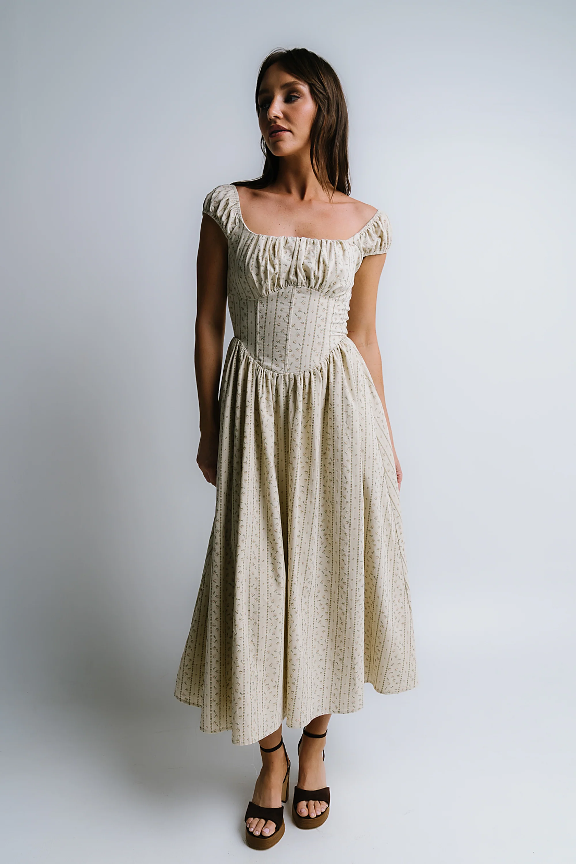 Oaklynn Corset Midi Dress - FINAL SALE - Image 8