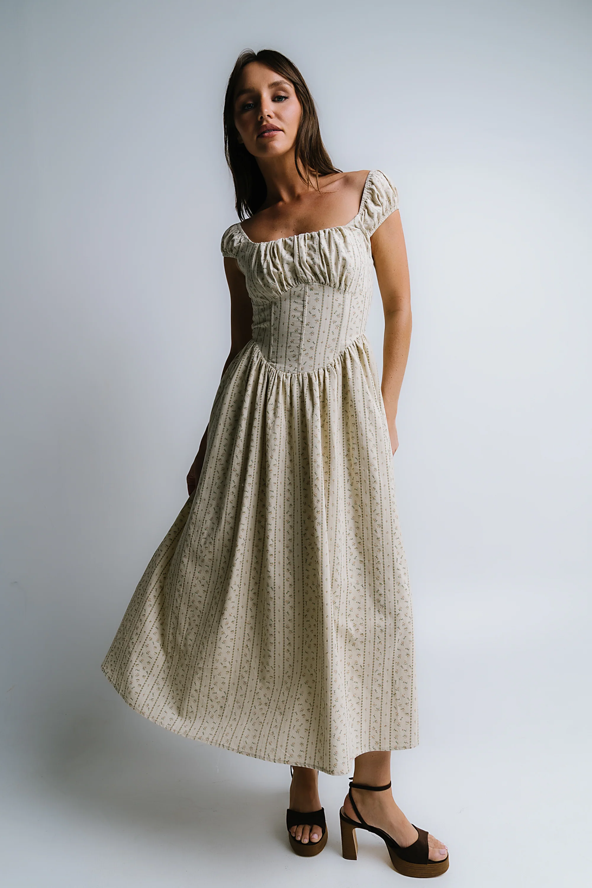 Oaklynn Corset Midi Dress - FINAL SALE - Image 9