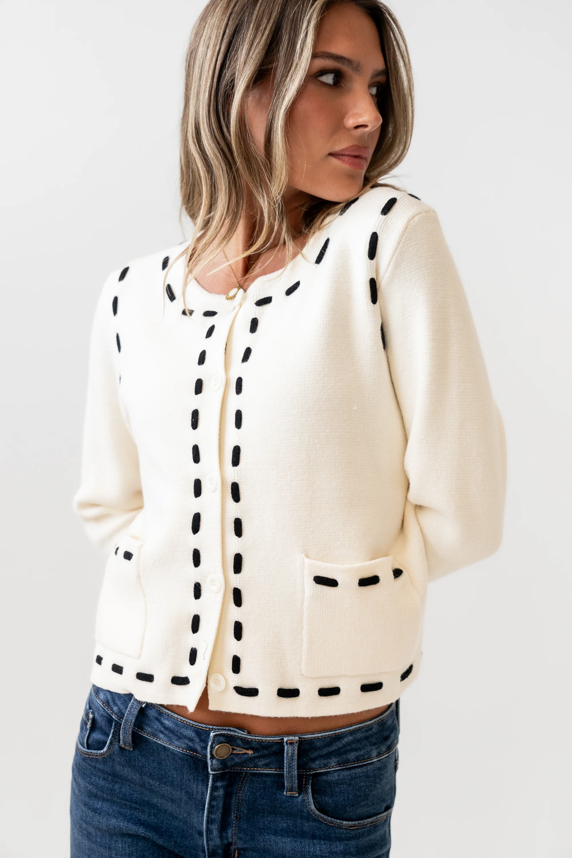 Oliver Knit Cardigan - FINAL SALE - Image 3