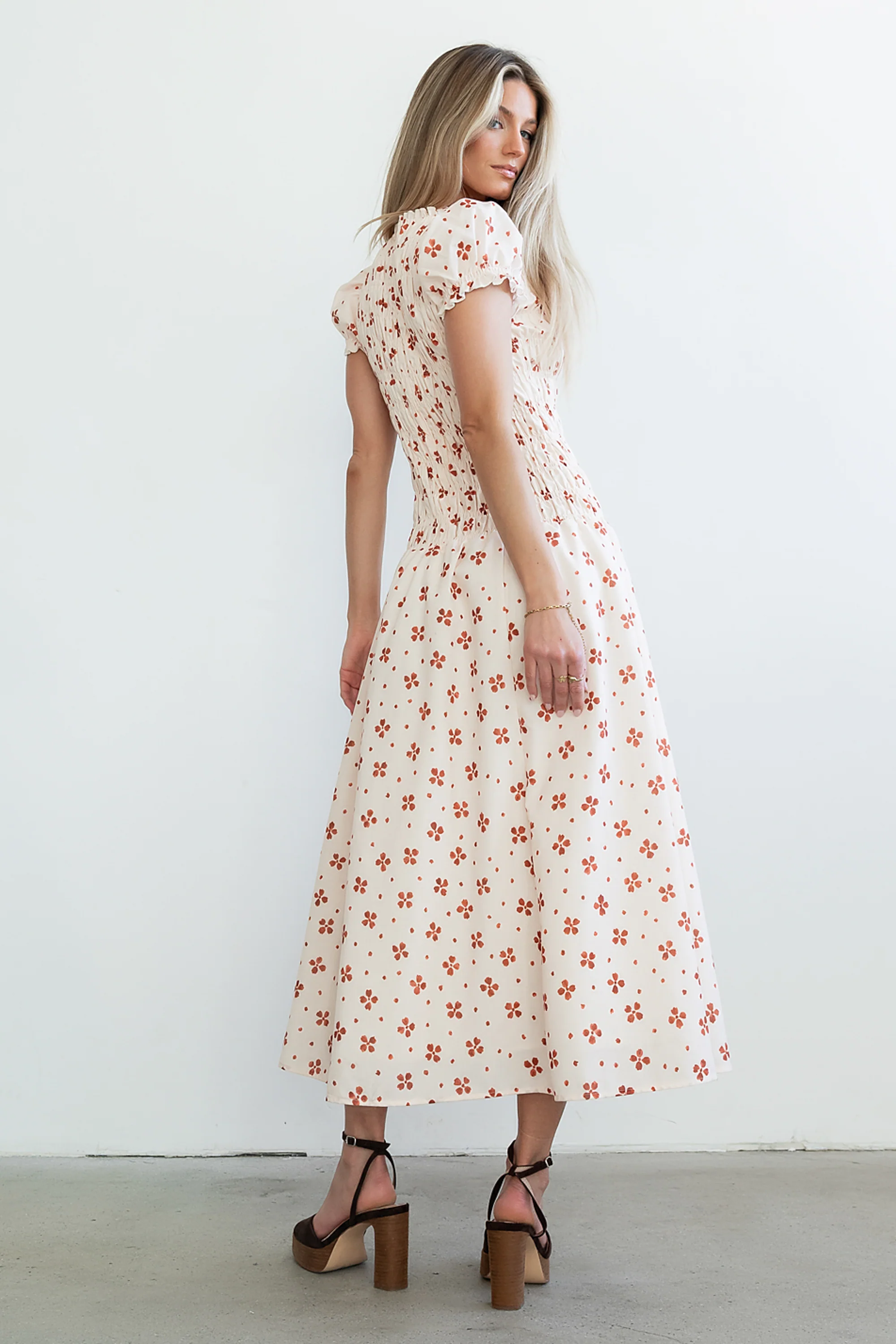 Opal Maxi Dress in Beige - Image 4