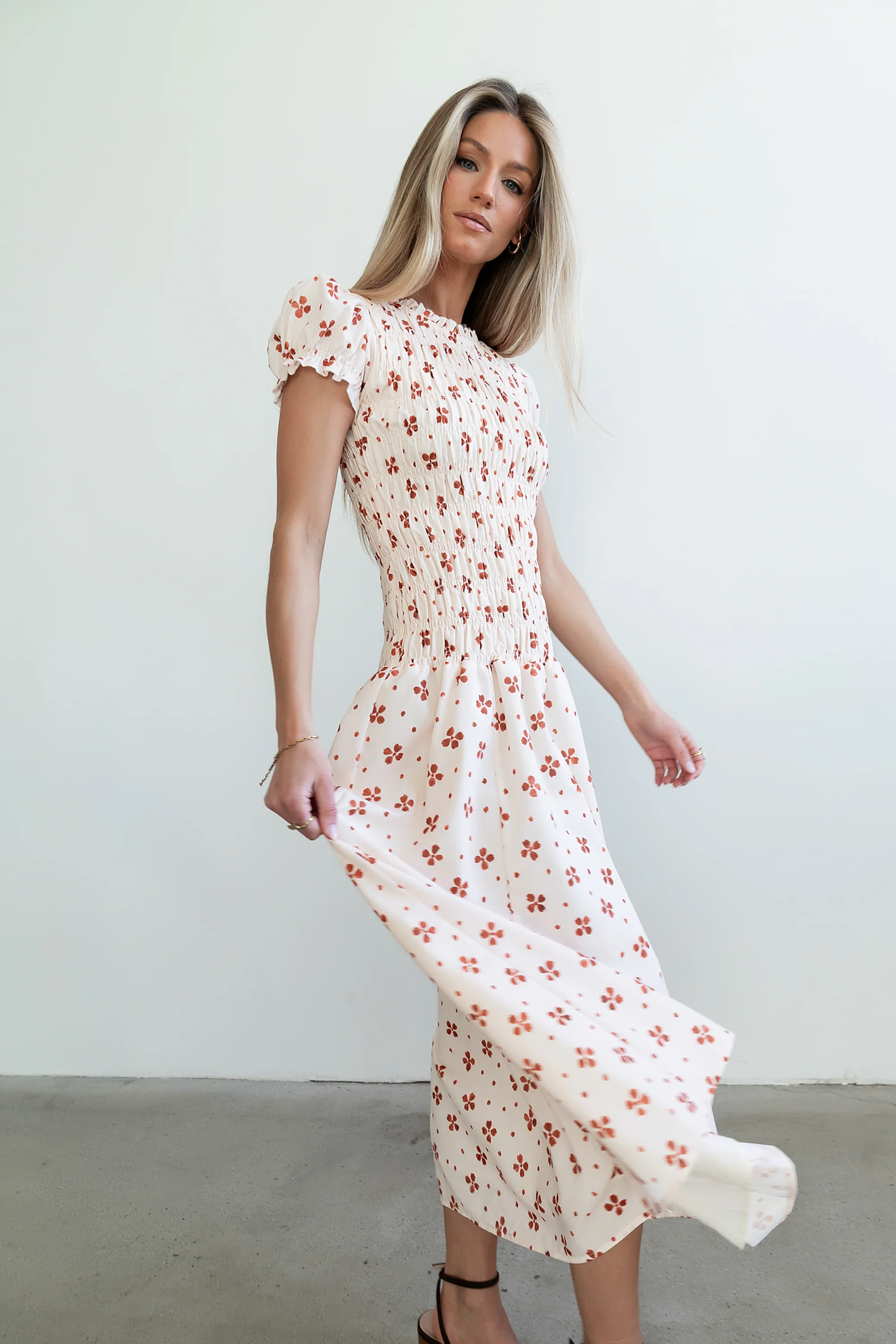 Opal Maxi Dress in Beige - Image 5
