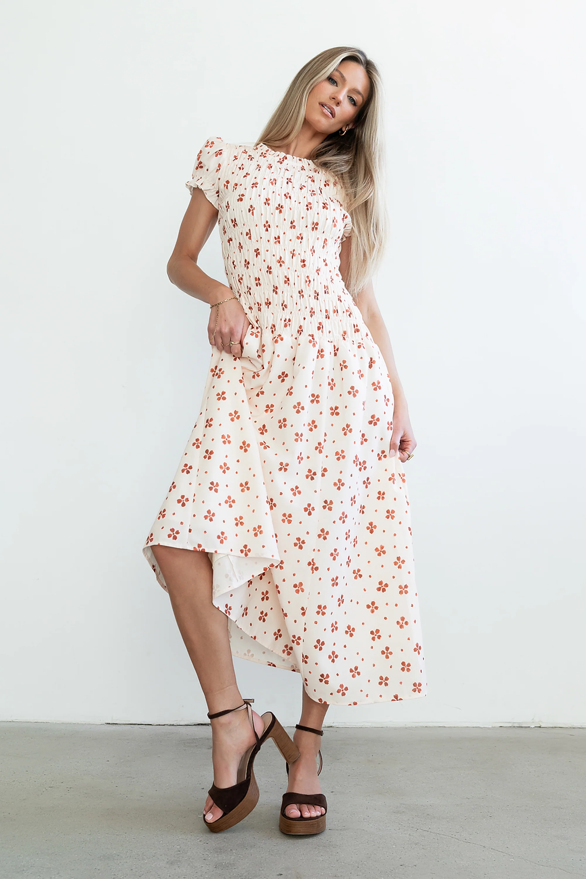 Opal Maxi Dress in Beige - Image 6